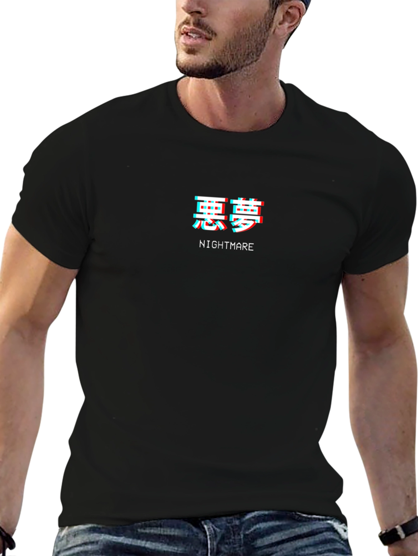 Nightmare Graphic Tee - Anime Aesthetic Shirt