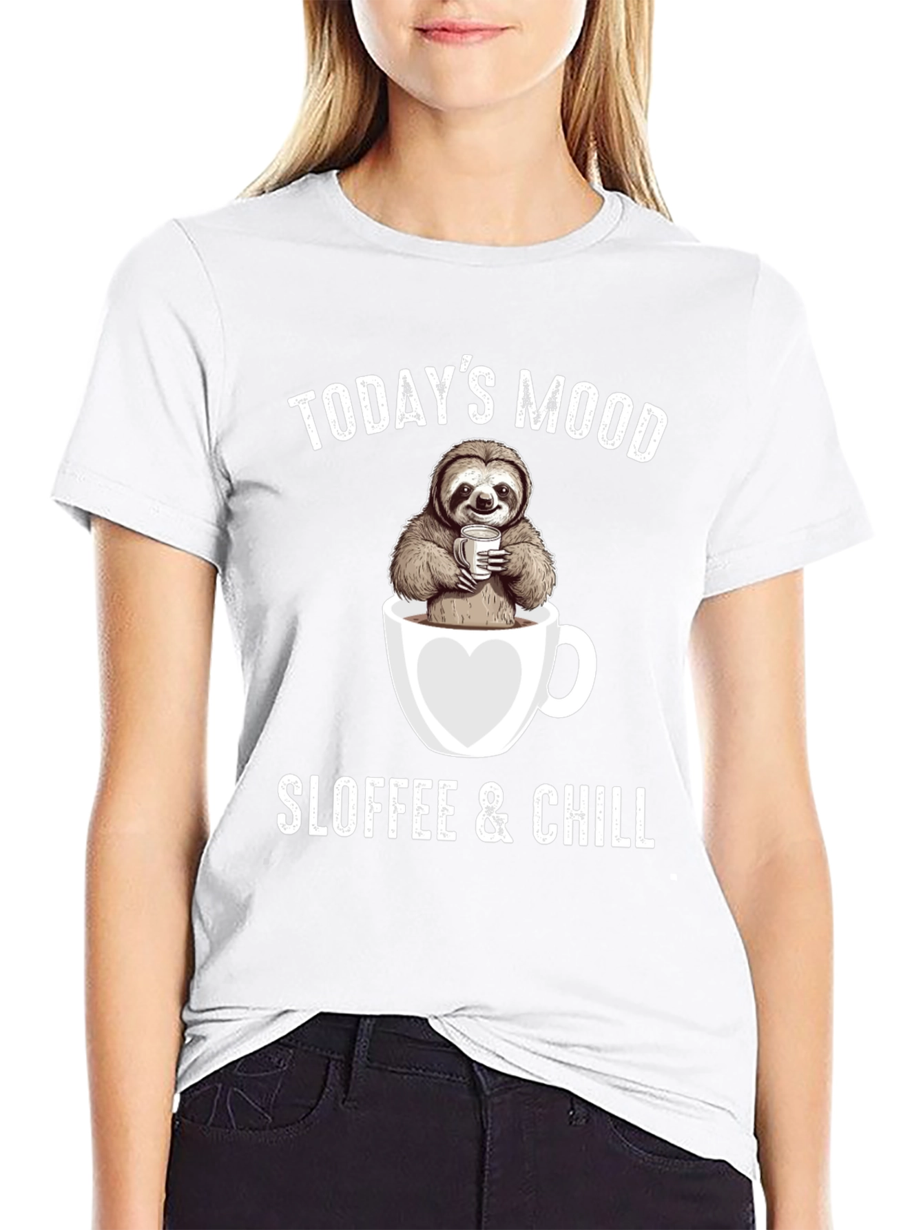 Sloffee & Chill Sloth Coffee Lover T-Shirt