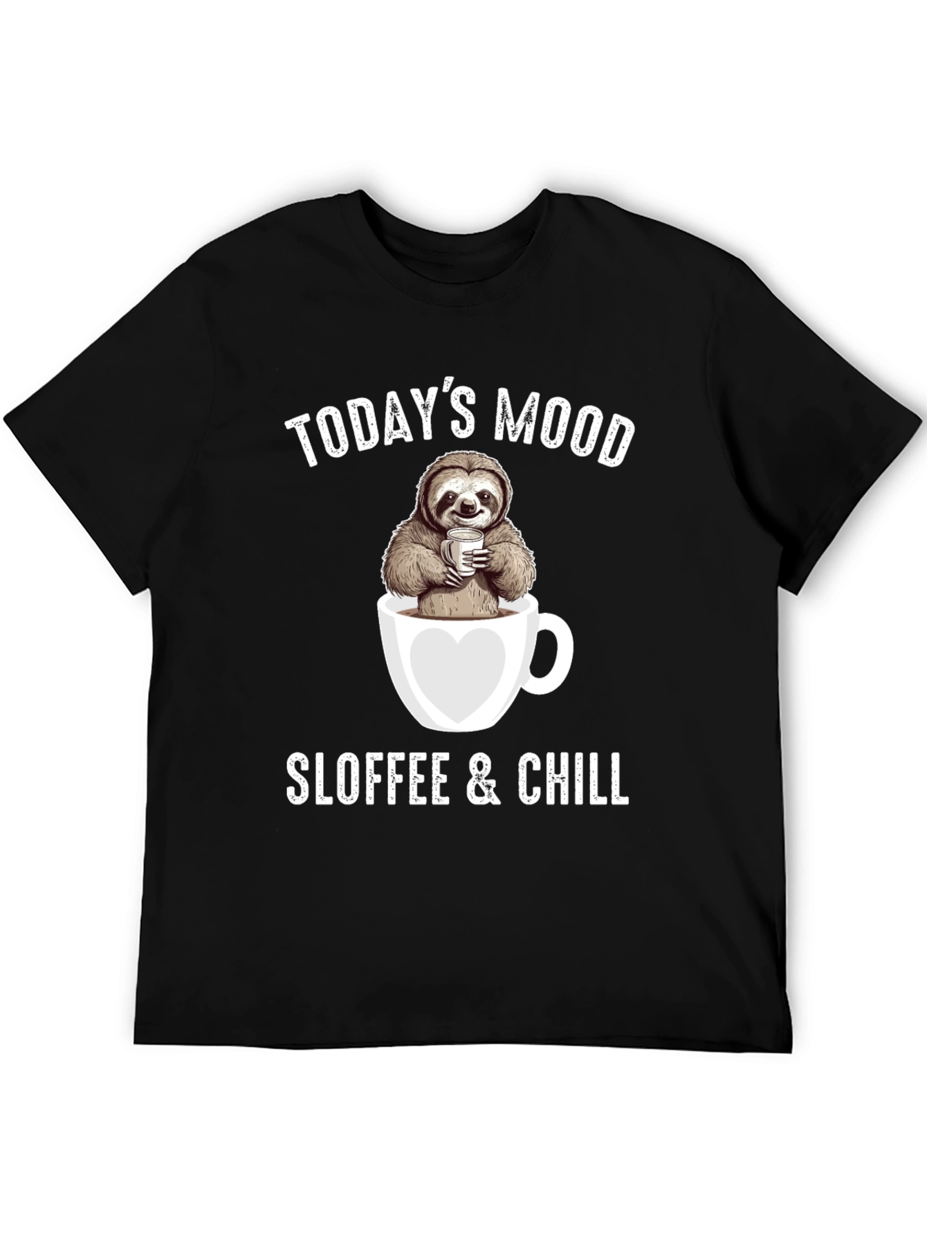 Sloffee & Chill Sloth Coffee Lover T-Shirt
