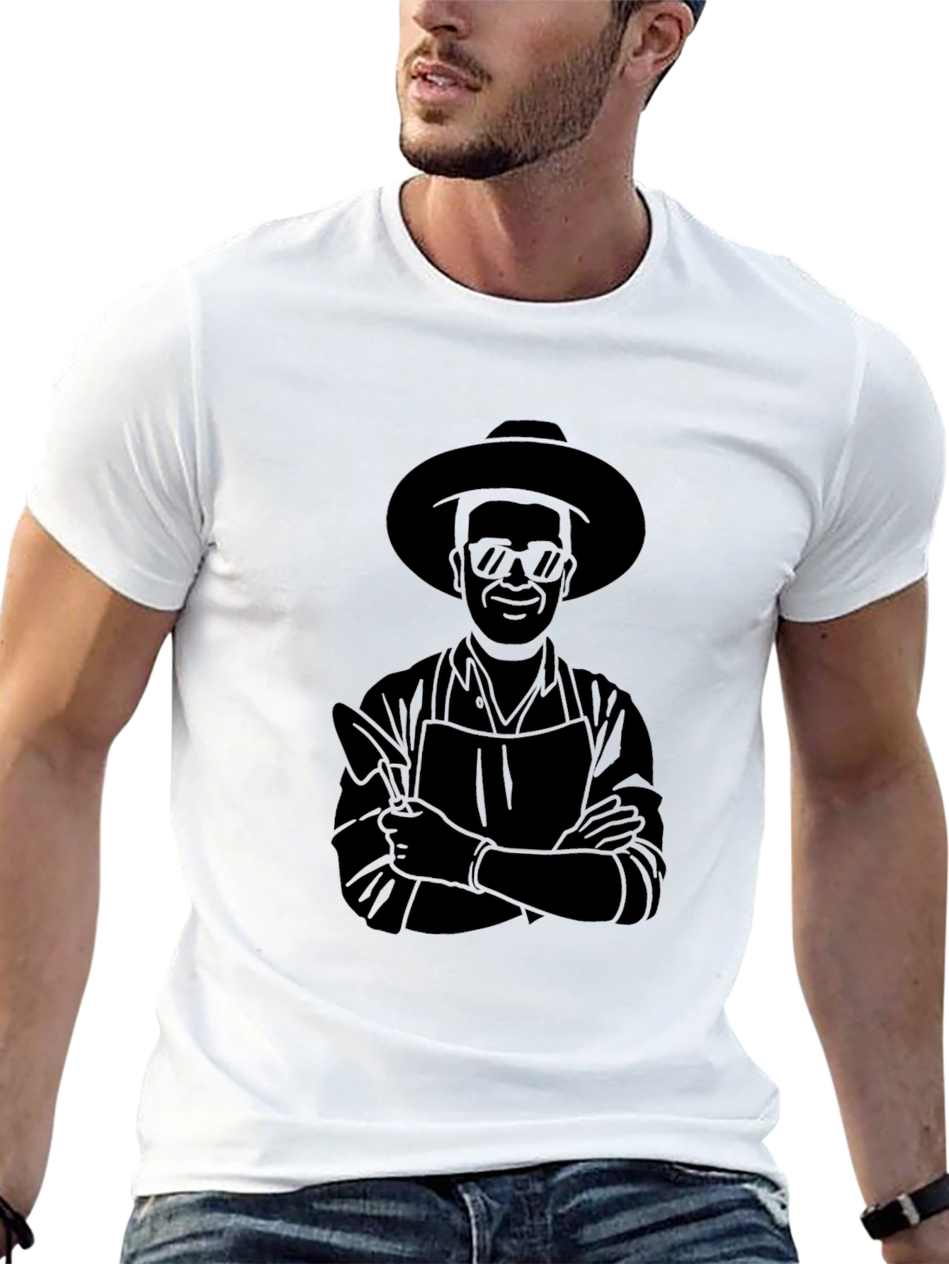 Chef Graphic Black T-Shirt