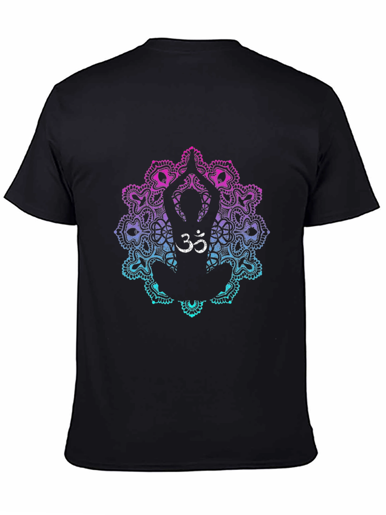 Om Yoga Mandala Graphic T-Shirt - Relaxed Fit