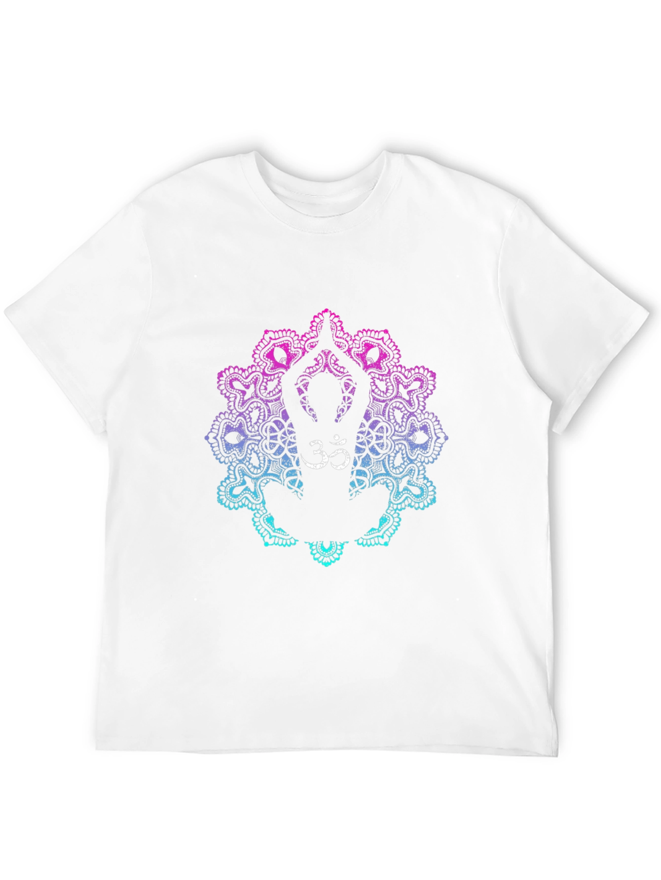 Om Yoga Mandala Graphic T-Shirt - Relaxed Fit