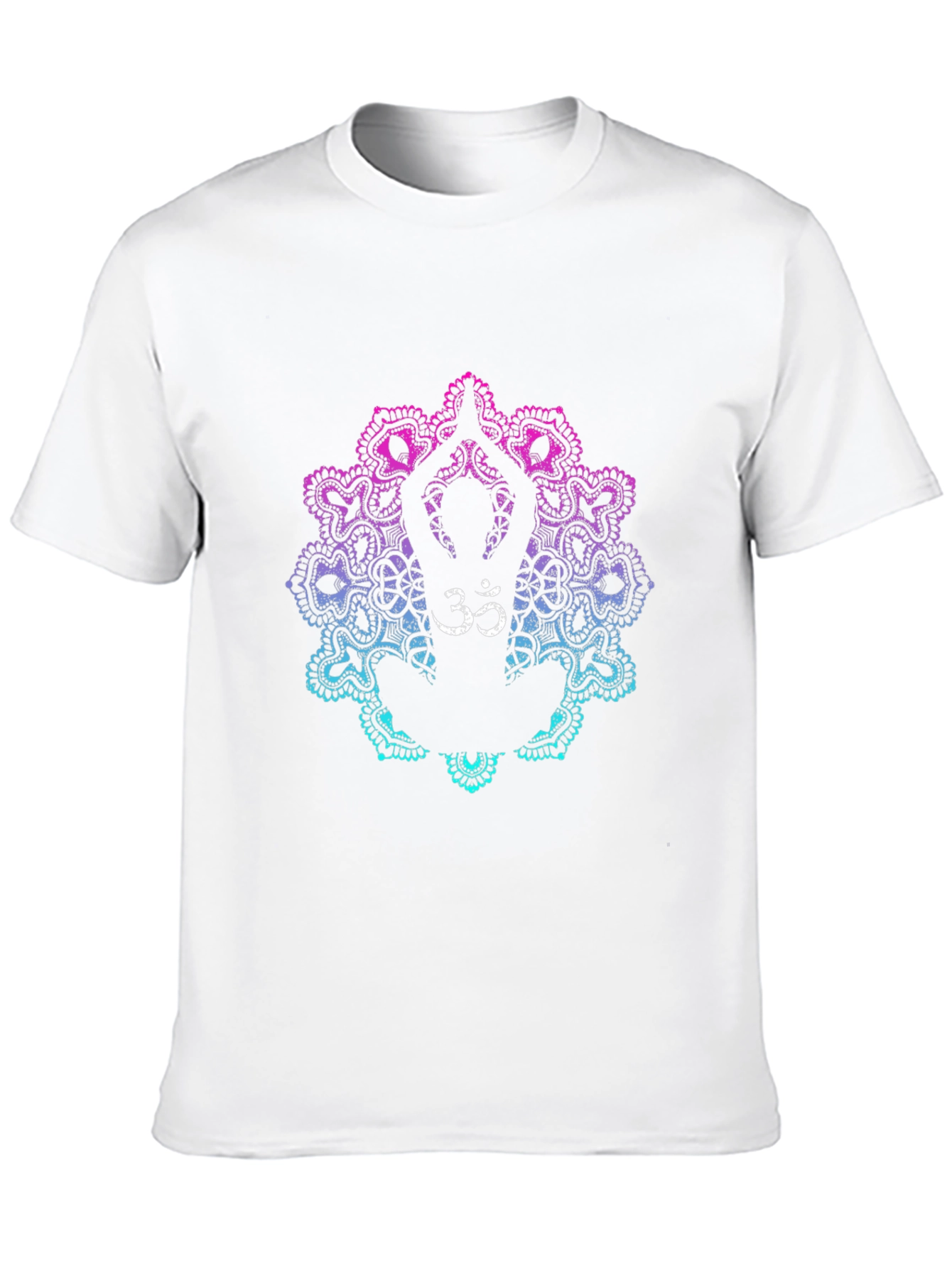 Om Yoga Mandala Graphic T-Shirt - Relaxed Fit