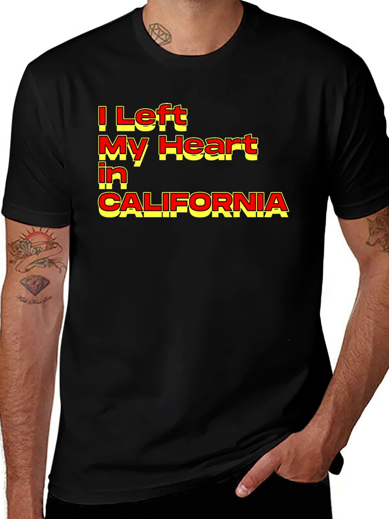 I Left My Heart in California Graphic T-Shirt