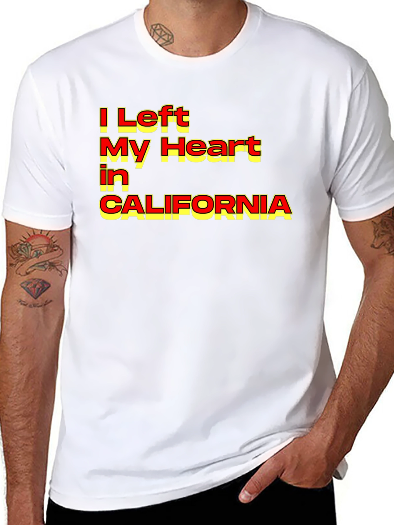 I Left My Heart in California Graphic T-Shirt