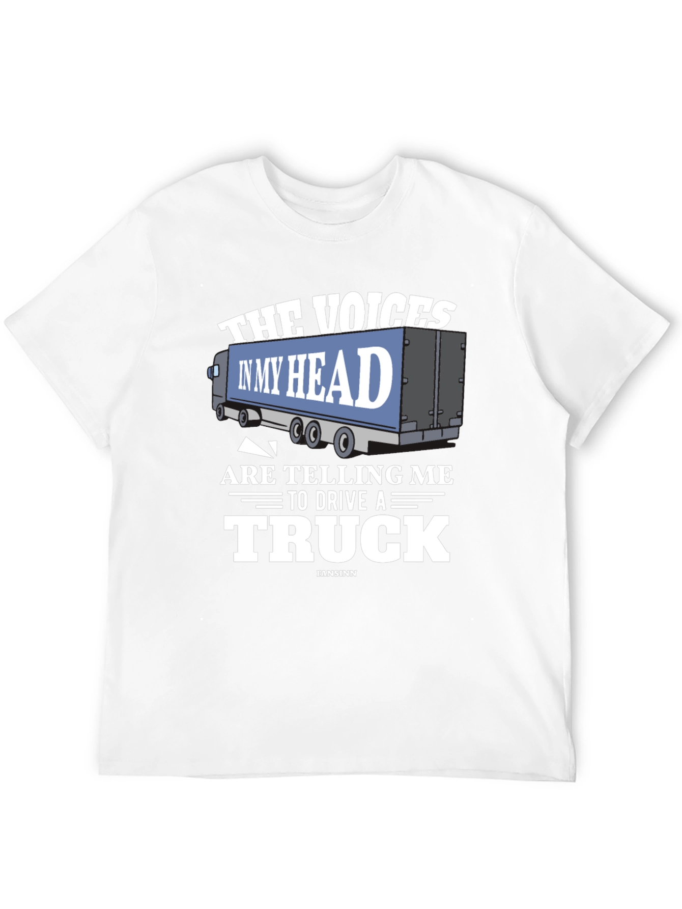 Voices in My Head Trucker T-Shirt