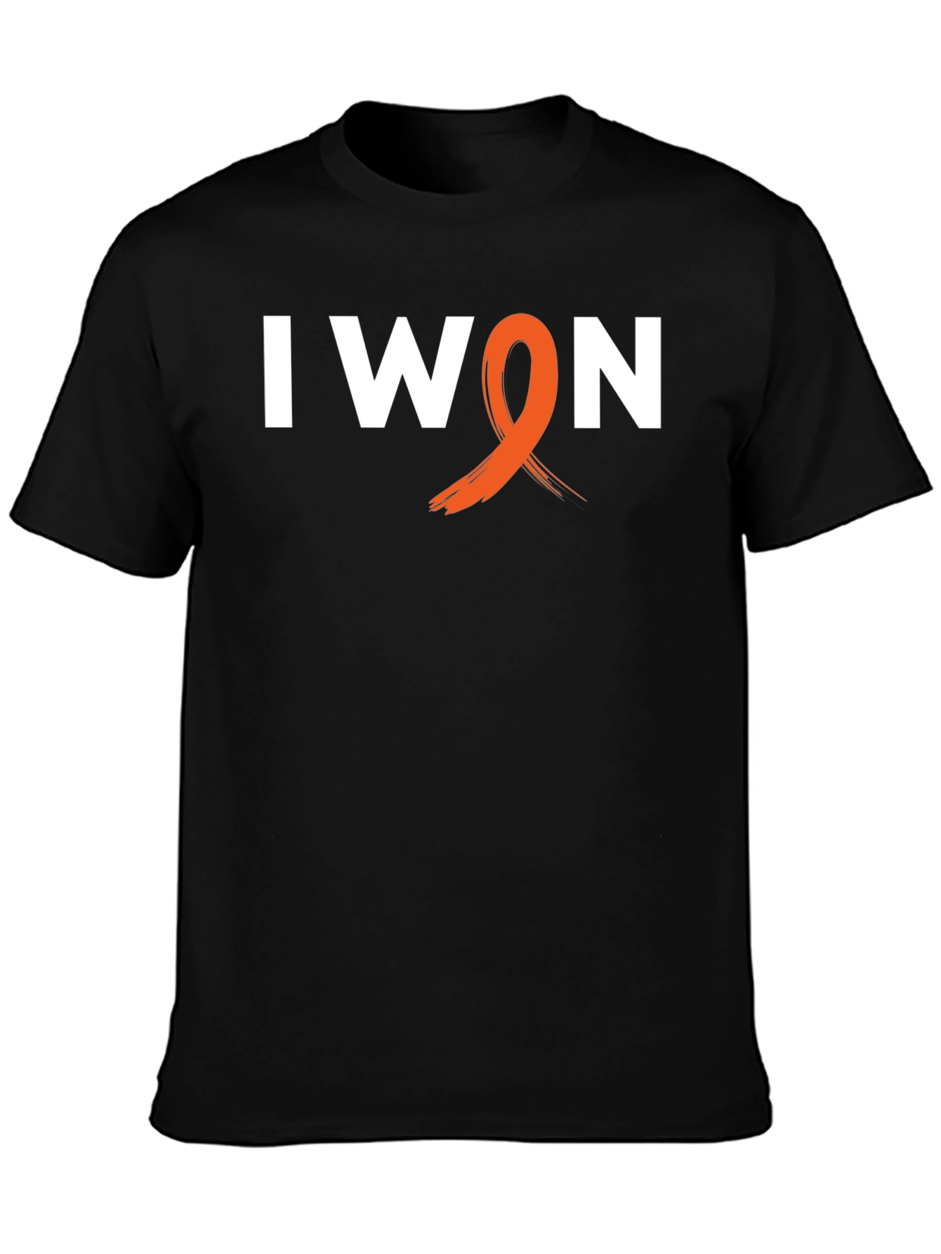 I WON Awareness Ribbon Graphic Tee - Black