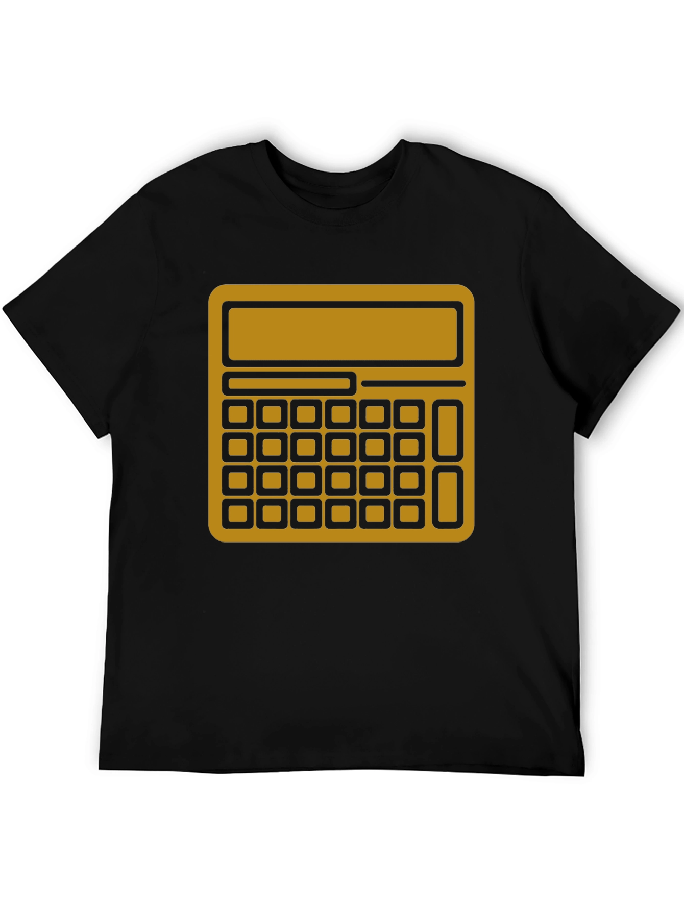 Calculator Graphic Tee - Black