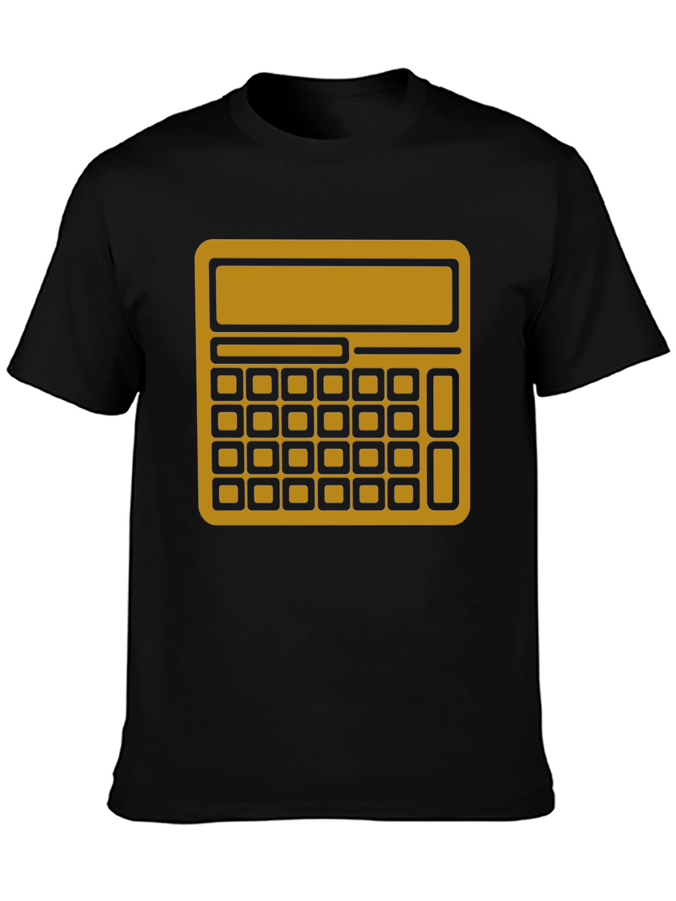 Calculator Graphic Tee - Black