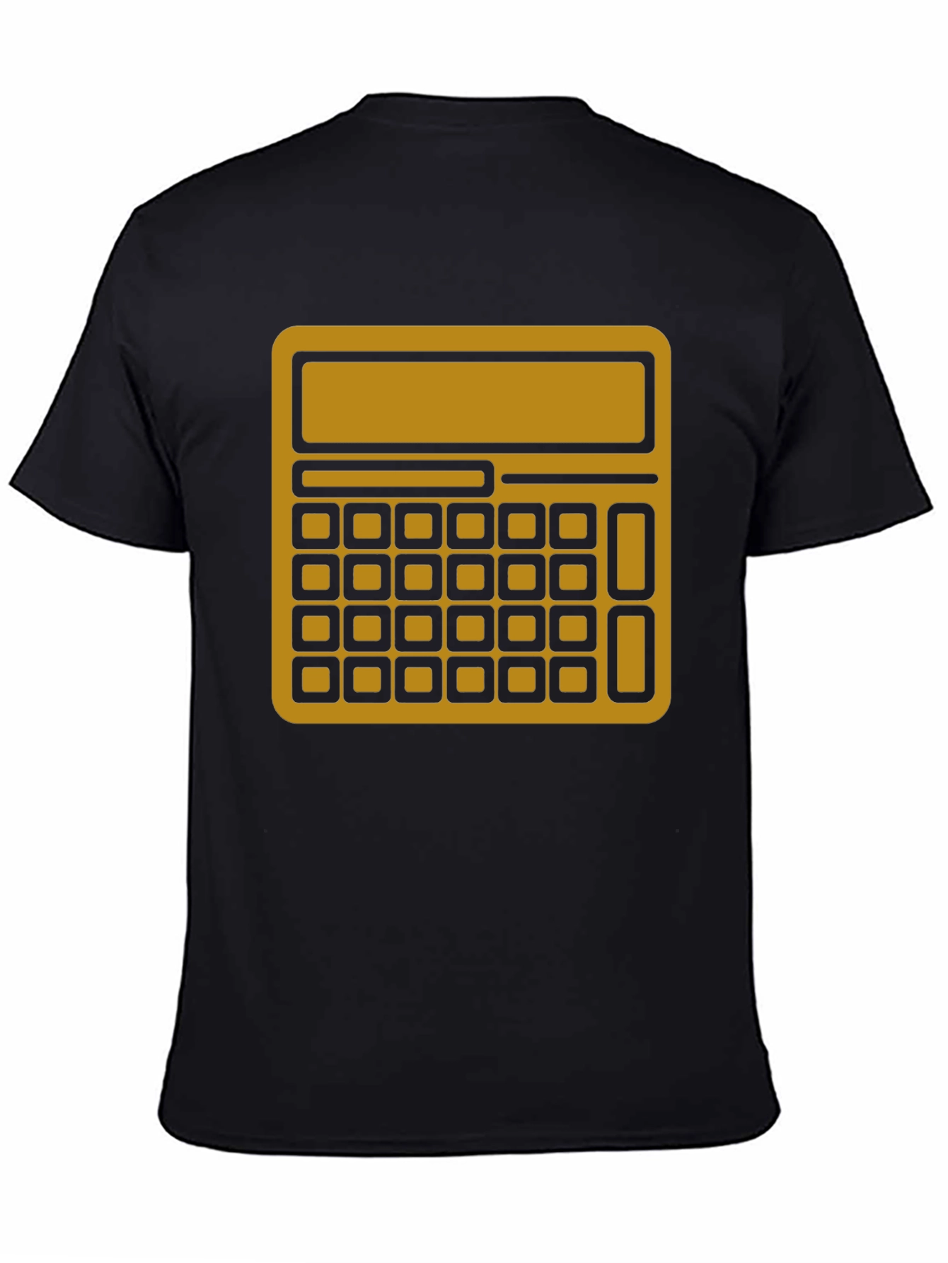 Calculator Graphic Tee - Black