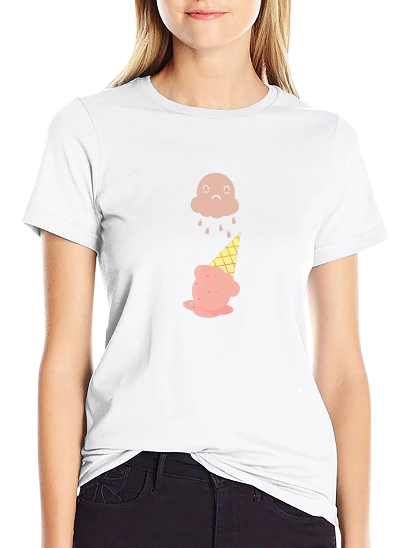 Sad Cloud Ice Cream T-Shirt