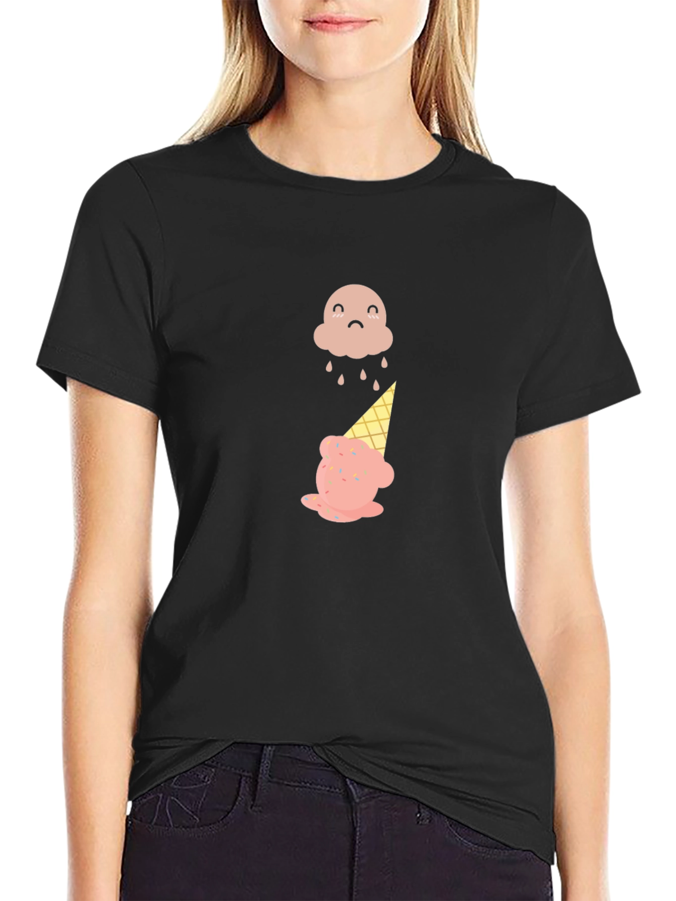 Sad Cloud Ice Cream T-Shirt