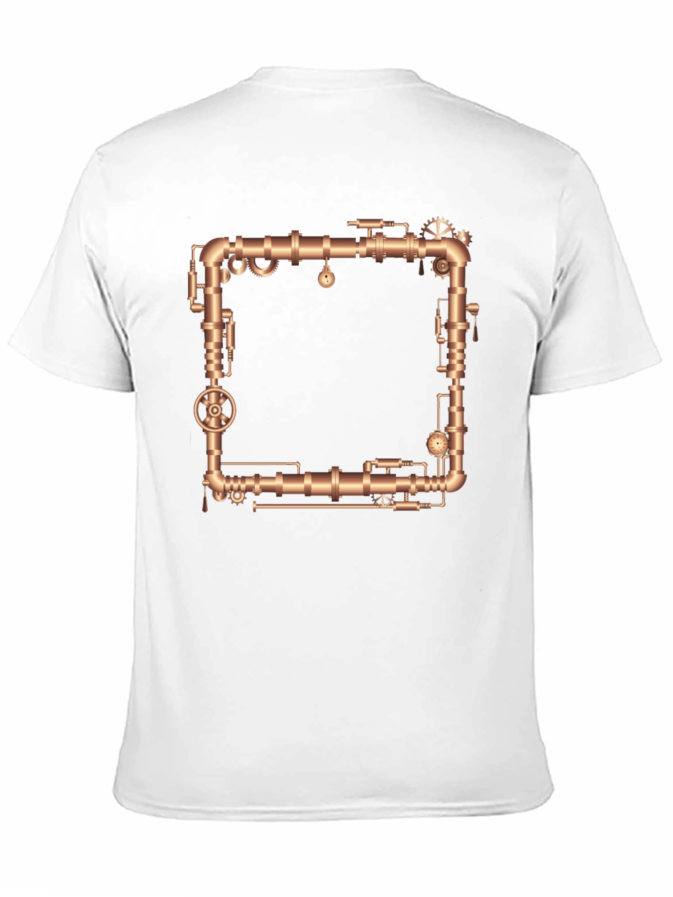 Steampunk Pipes T-Shirt - Industrial Design