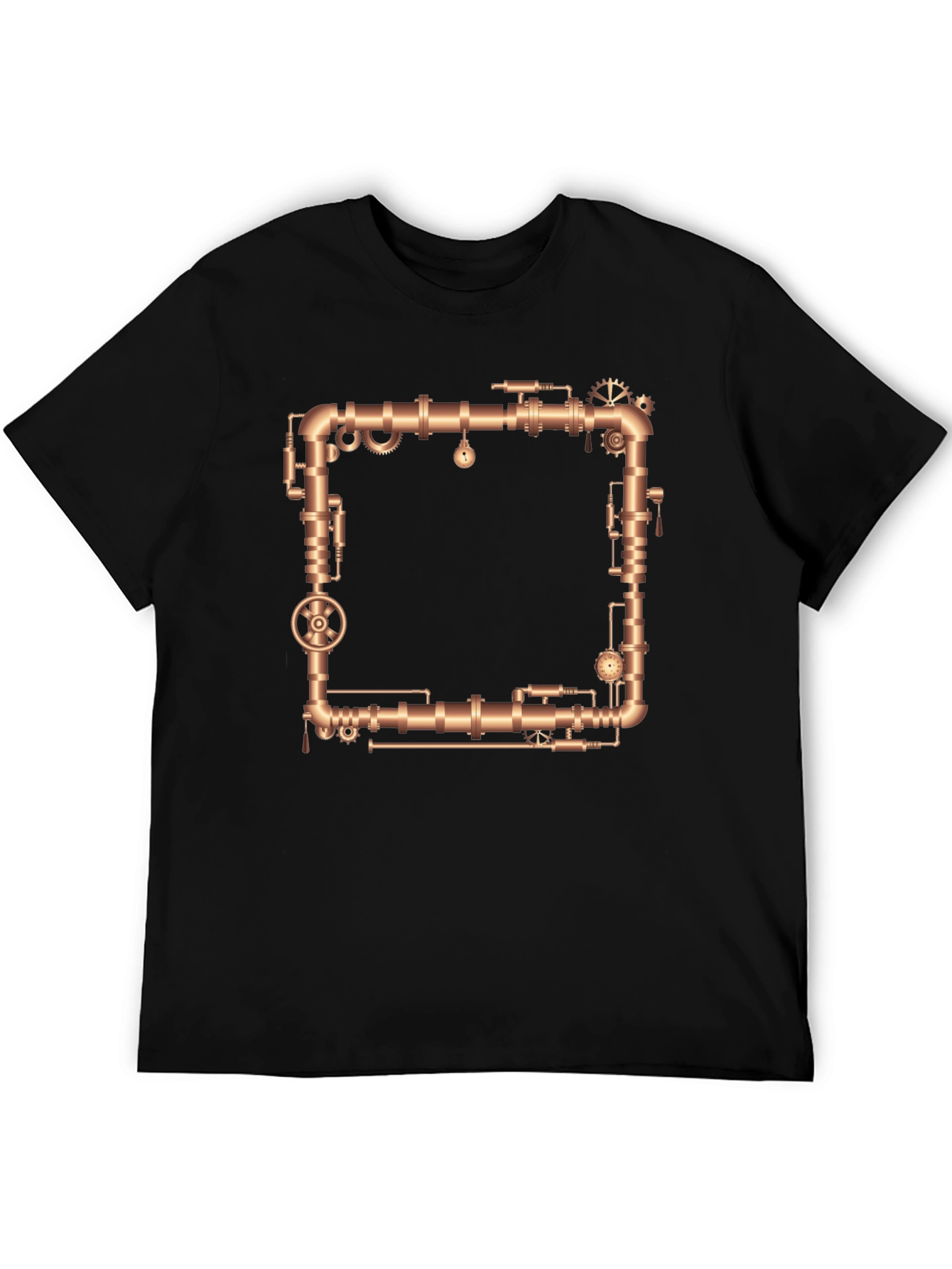 Steampunk Pipes T-Shirt - Industrial Design