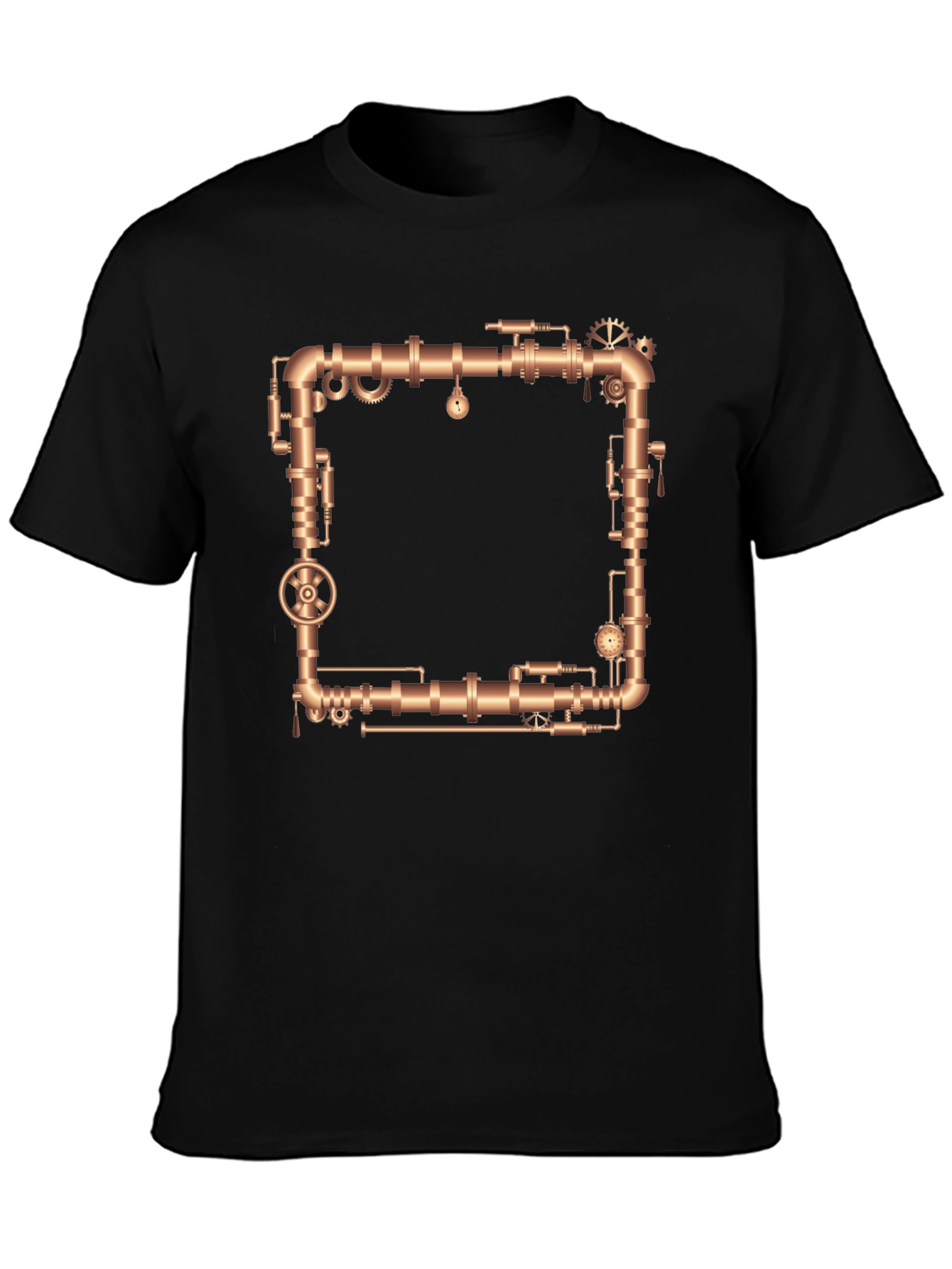 Steampunk Pipes T-Shirt - Industrial Design