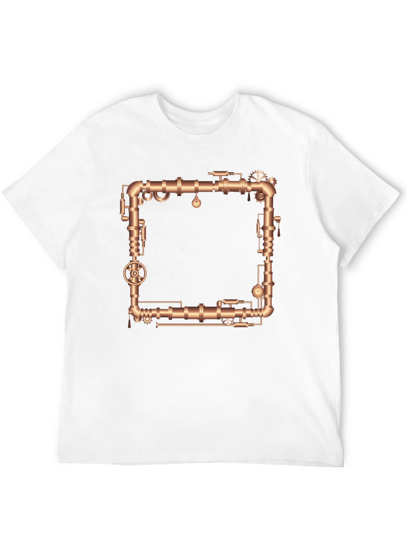Steampunk Pipes T-Shirt - Industrial Design