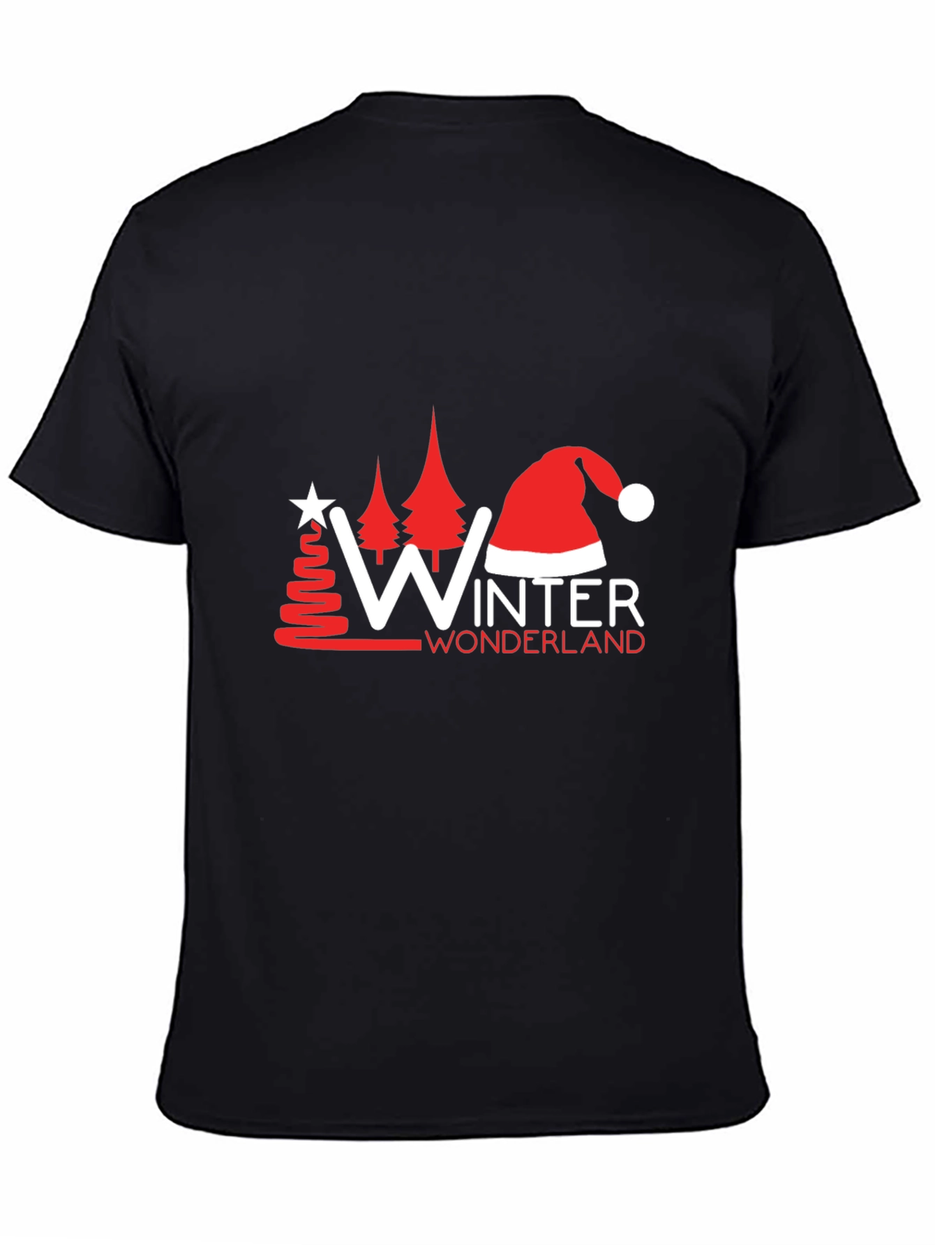 Winter Wonderland Graphic Tee - Black