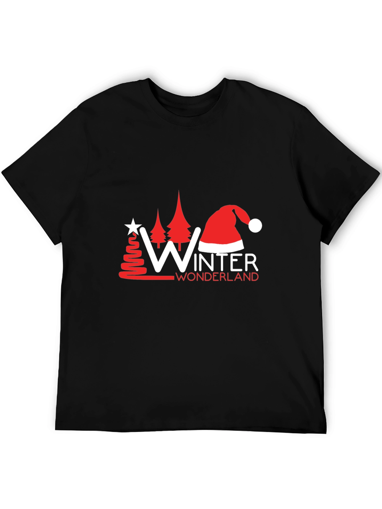 Winter Wonderland Graphic Tee - Black