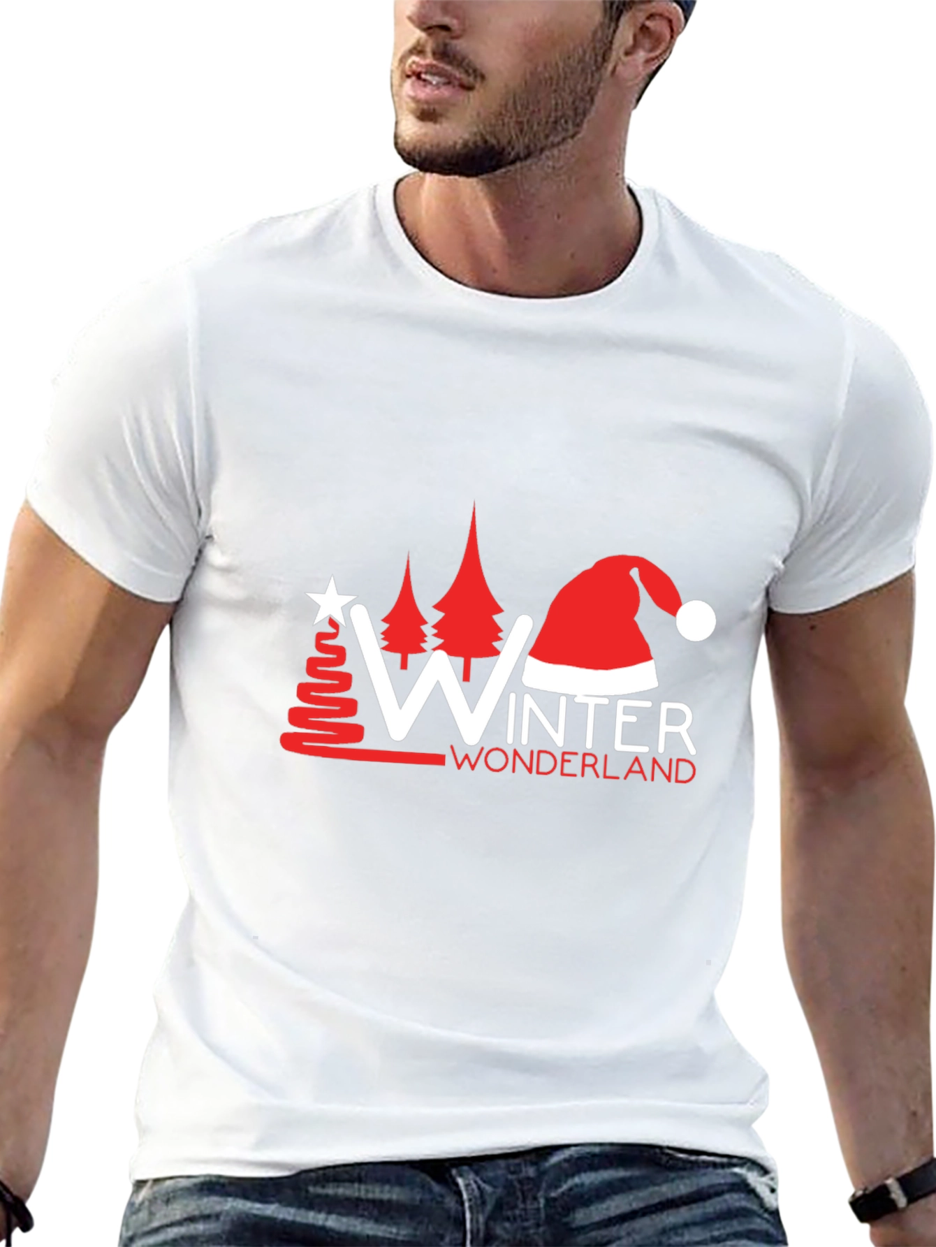 Winter Wonderland Graphic Tee - Black