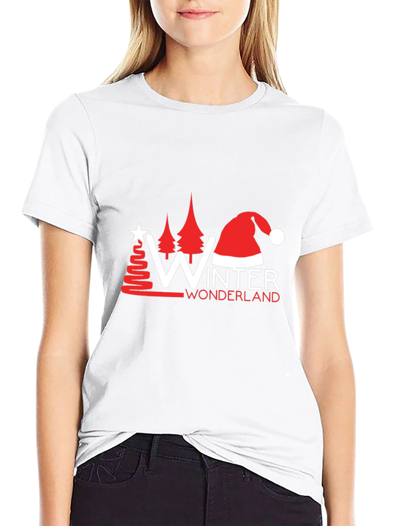 Winter Wonderland Graphic Tee - Black