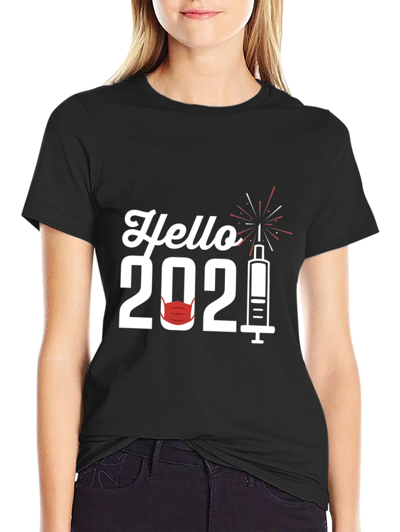 Hello 2021 Vaccinated T-Shirt