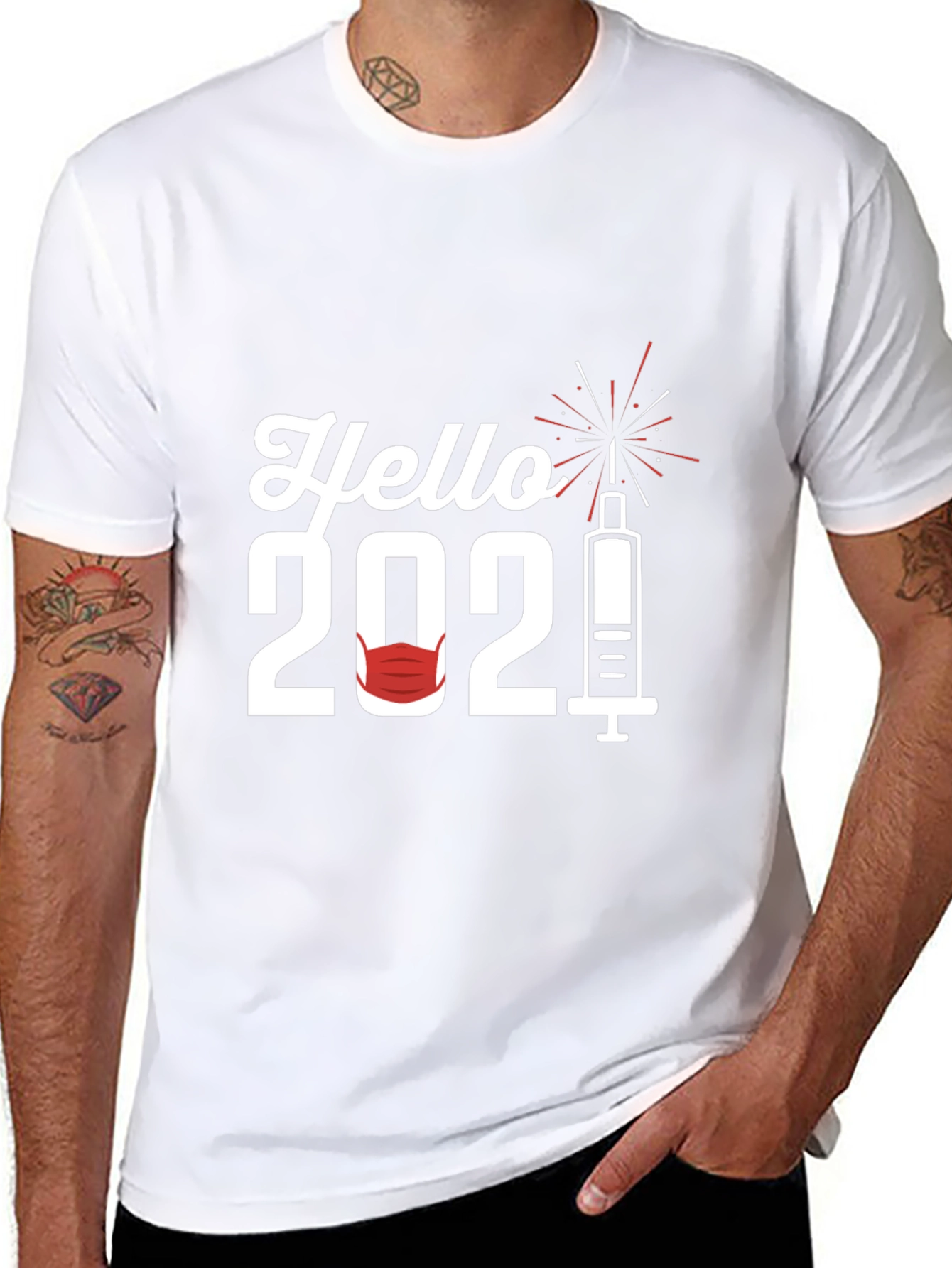 Hello 2021 Vaccinated T-Shirt