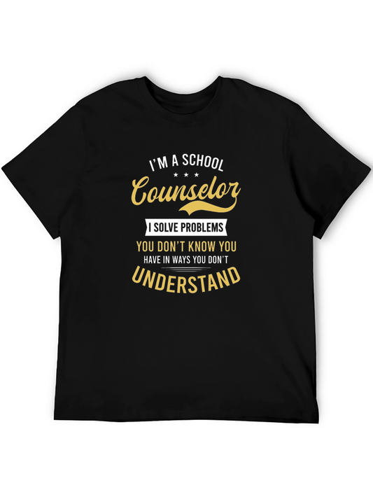 School Counselor T-Shirt - Problem Solver Tee
