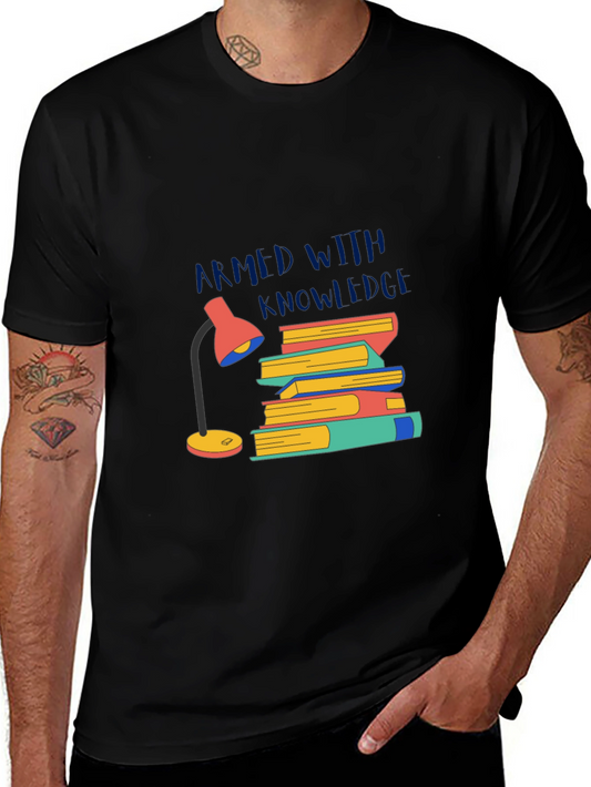 Armed With Knowledge T-Shirt - Study Time Tee