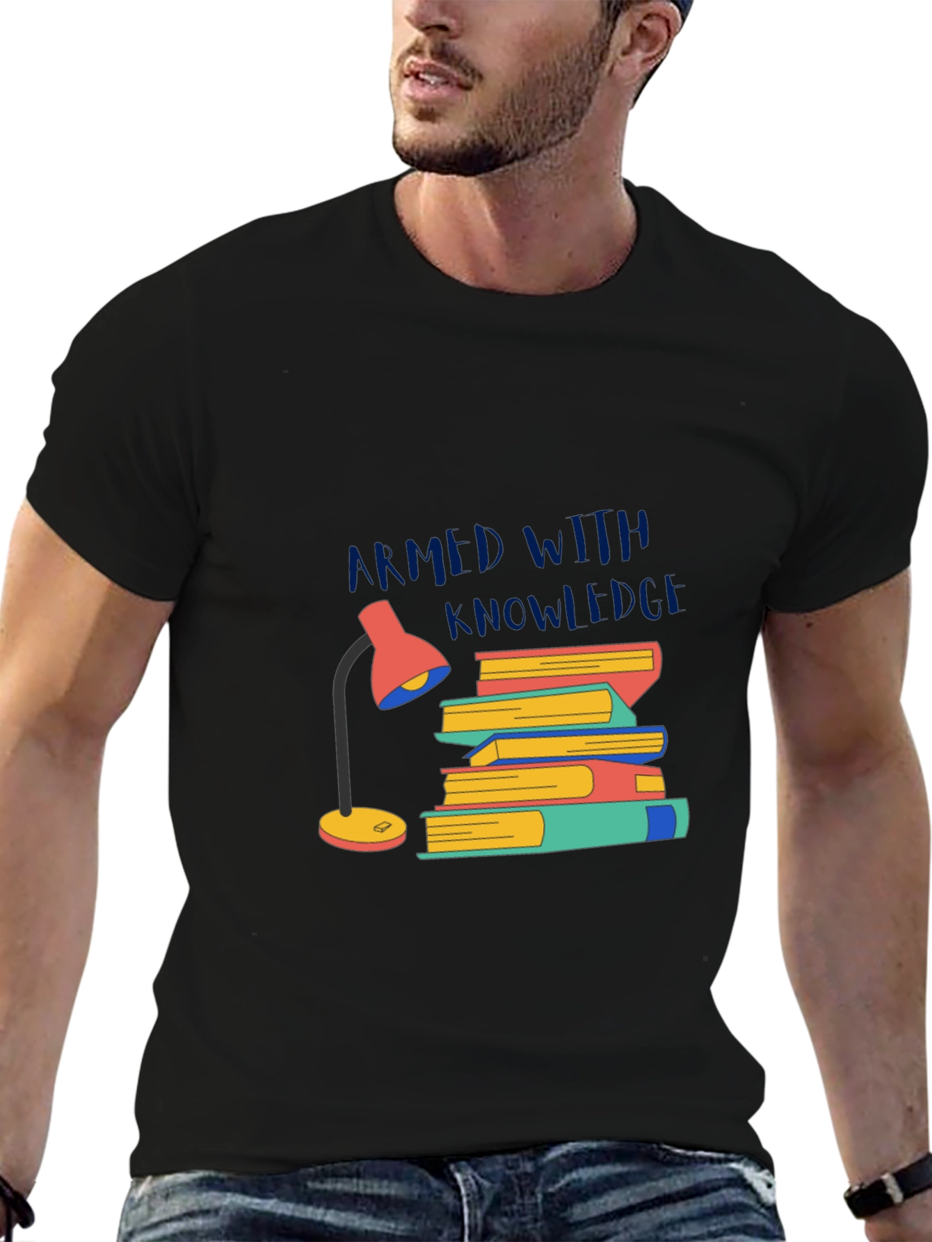 Armed With Knowledge T-Shirt - Study Time Tee