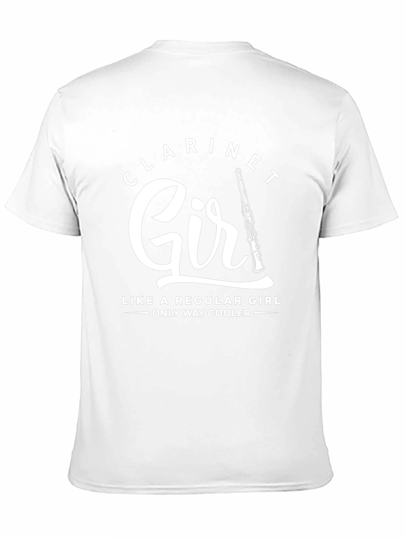 Clarinet Girl T-Shirt - Music Lover Tee