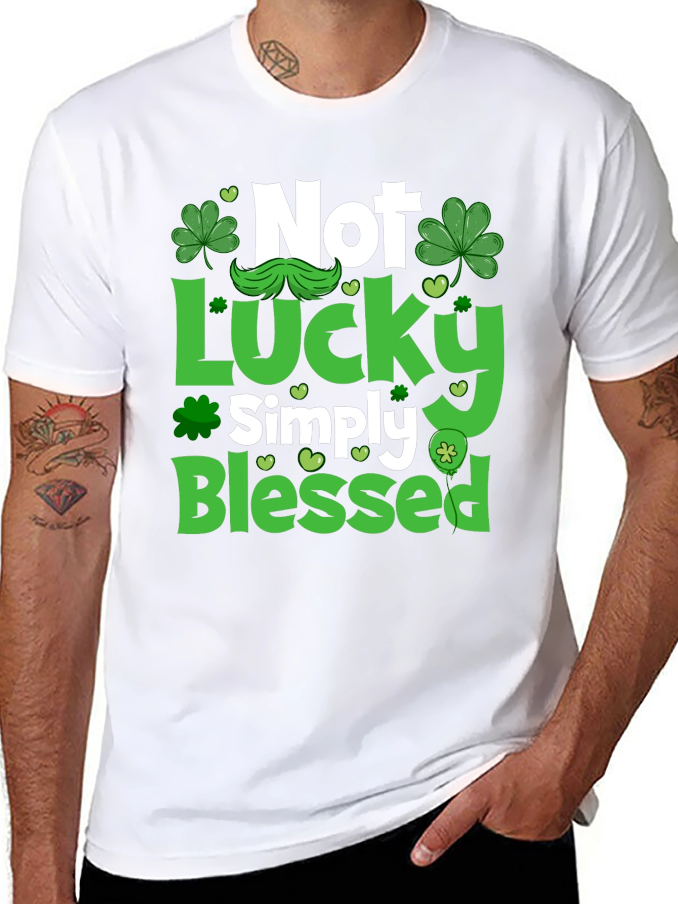 Not Lucky Simply Blessed St. Patricks Day T-Shirt