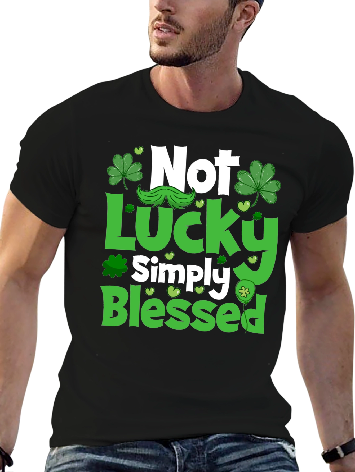 Not Lucky Simply Blessed St. Patricks Day T-Shirt