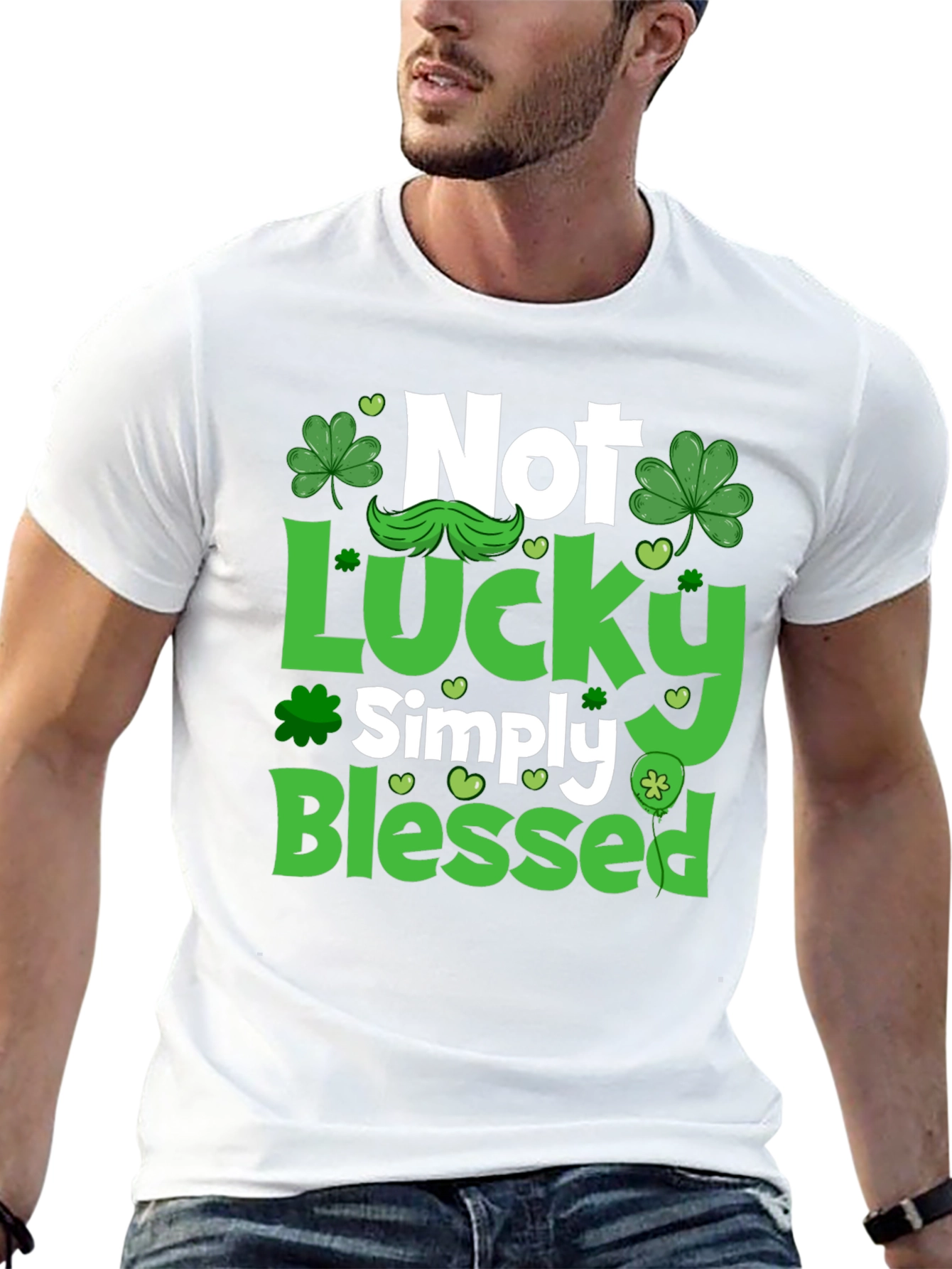 Not Lucky Simply Blessed St. Patricks Day T-Shirt