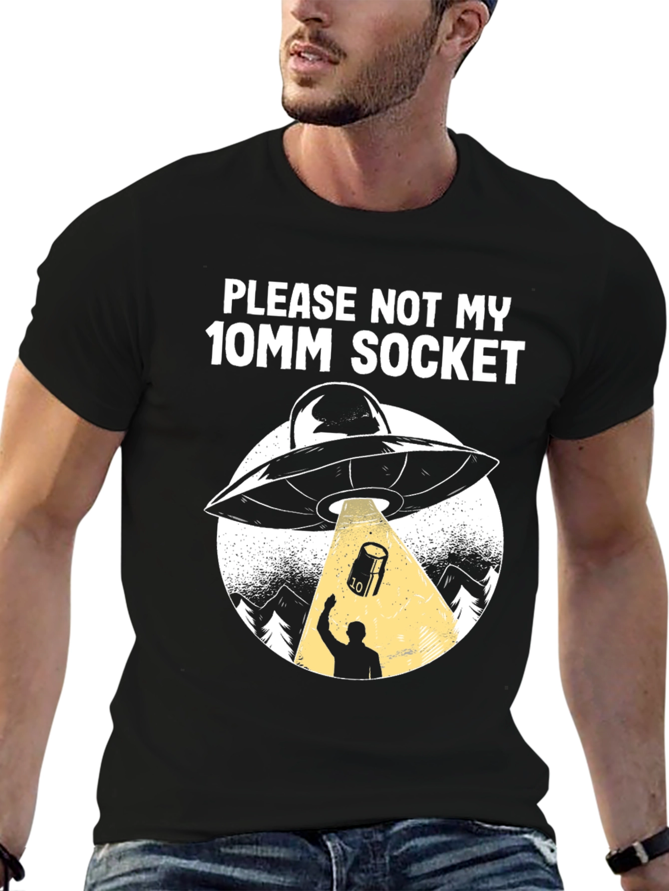 10mm Socket Alien Abduction T-Shirt