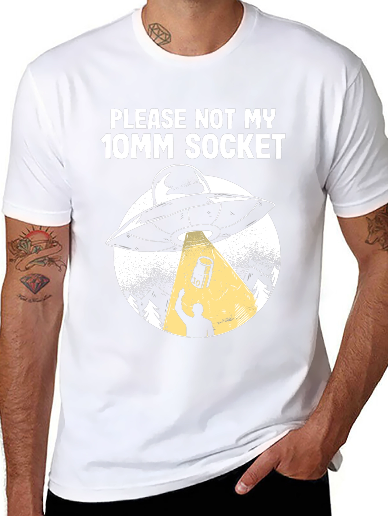 10mm Socket Alien Abduction T-Shirt