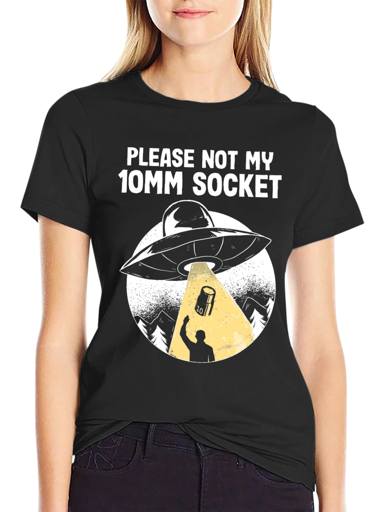 10mm Socket Alien Abduction T-Shirt