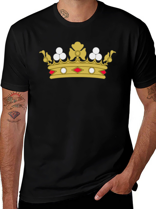 Royal Crown Graphic Black T-Shirt
