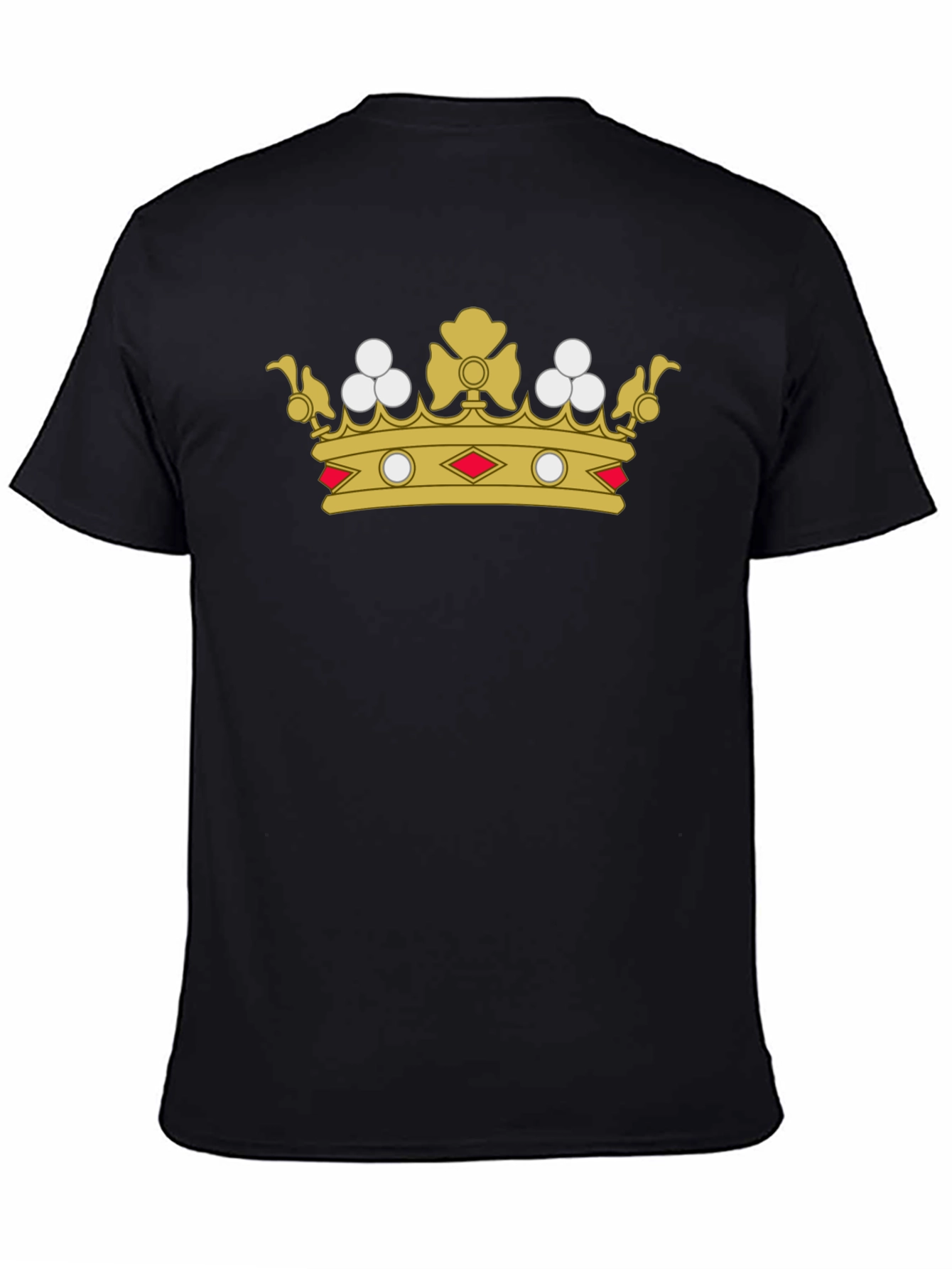 Royal Crown Graphic Black T-Shirt