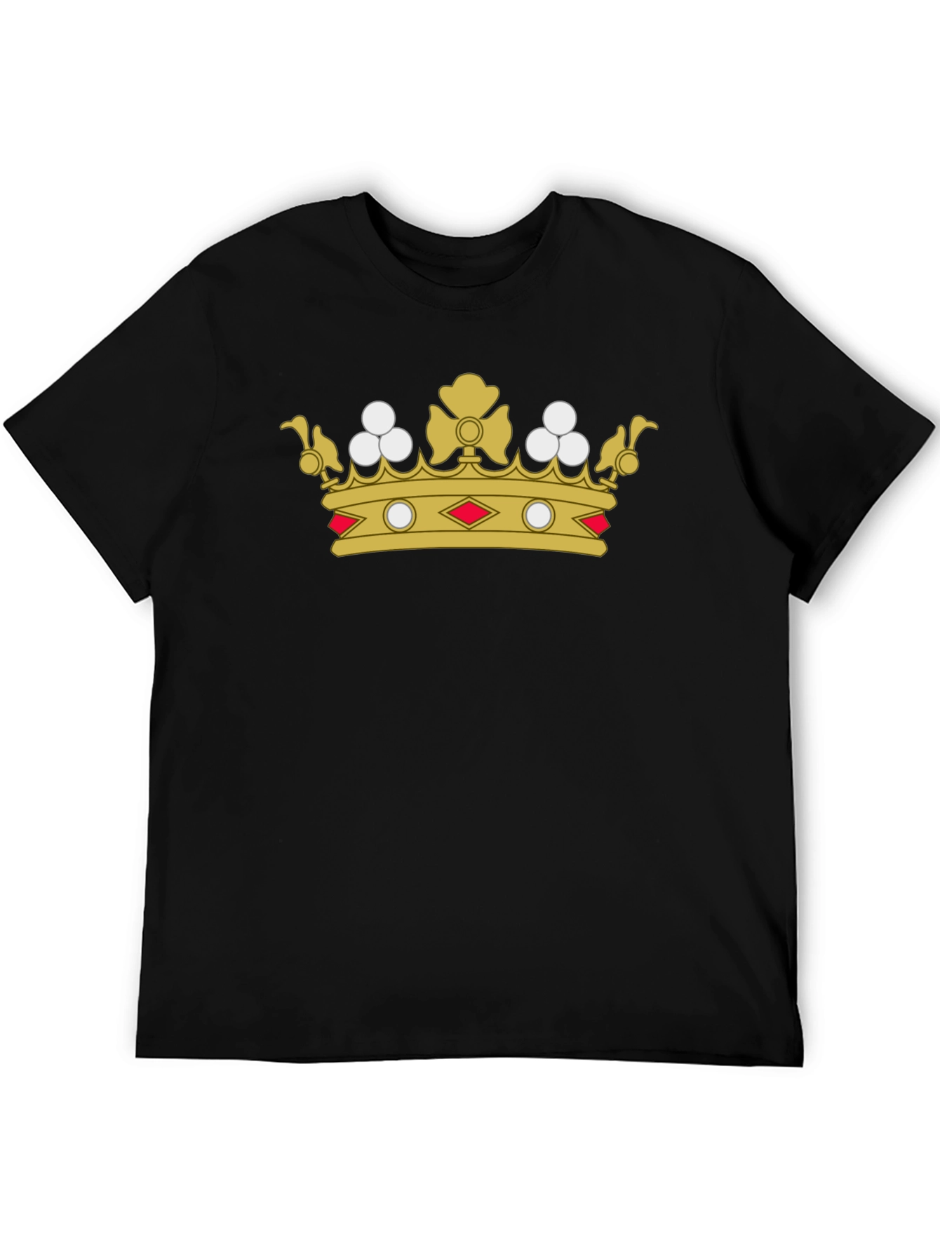 Royal Crown Graphic Black T-Shirt