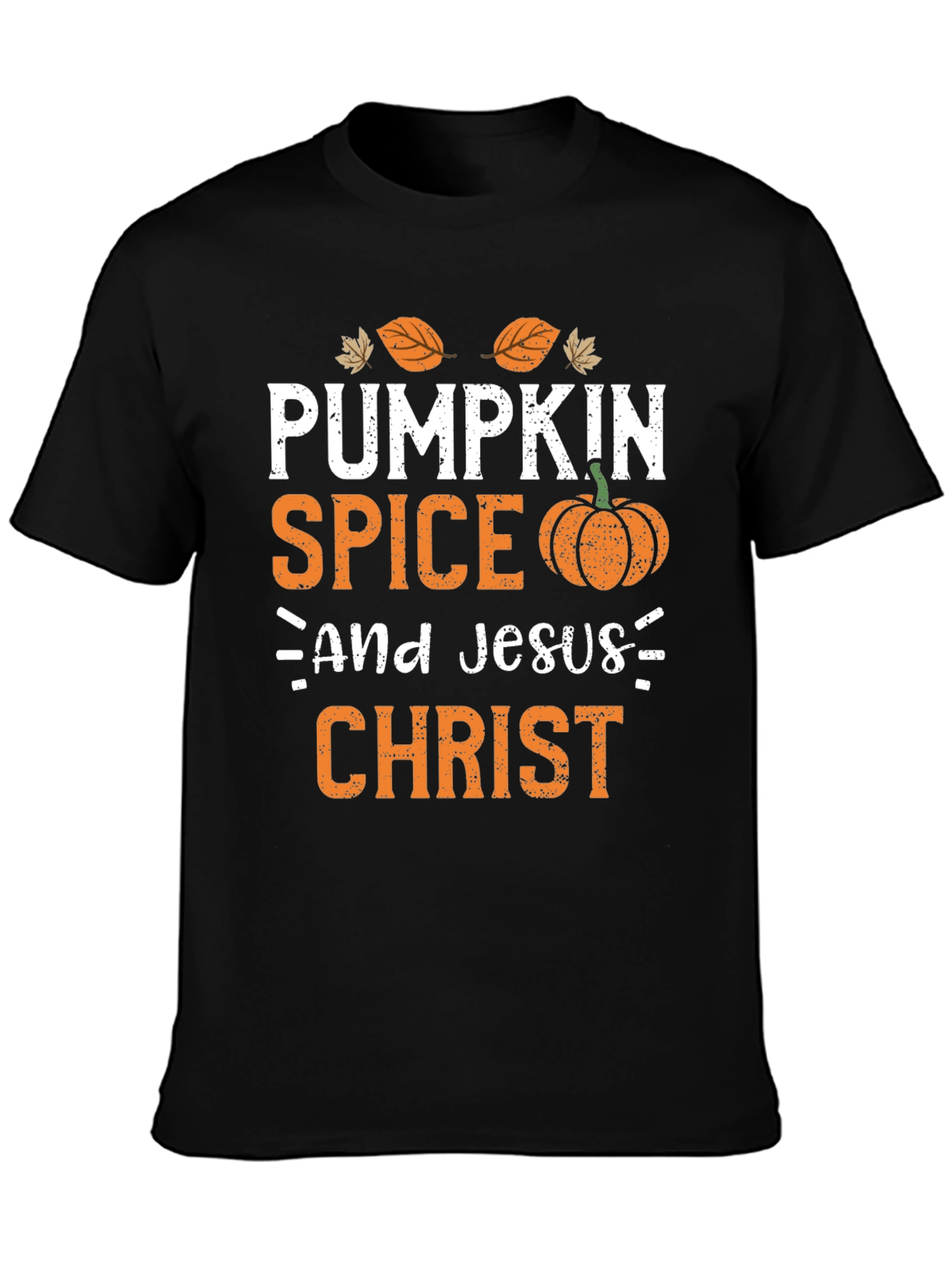 Pumpkin Spice & Jesus Christ Graphic Tee