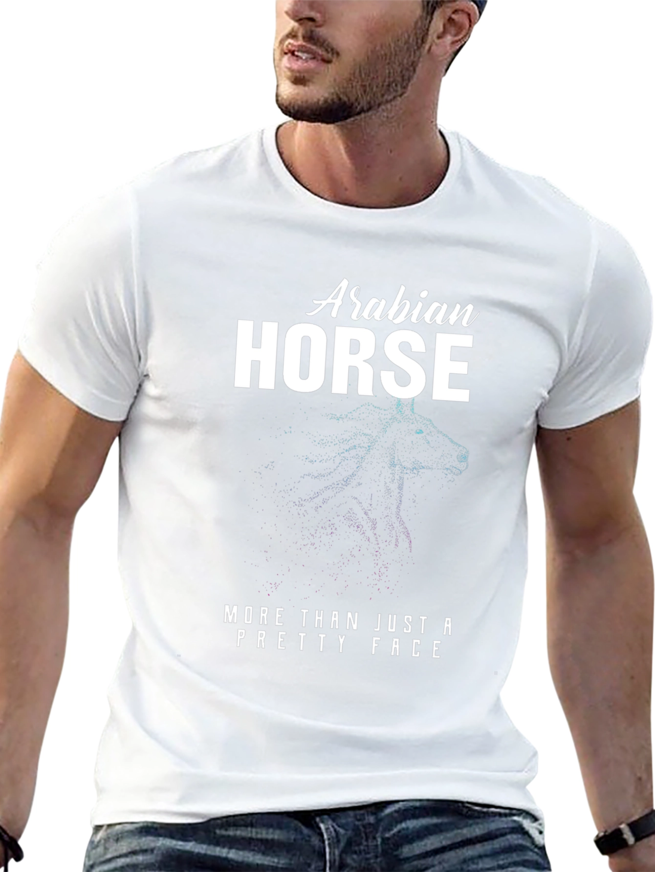 Arabian Horse Graphic T-Shirt - Unique Design