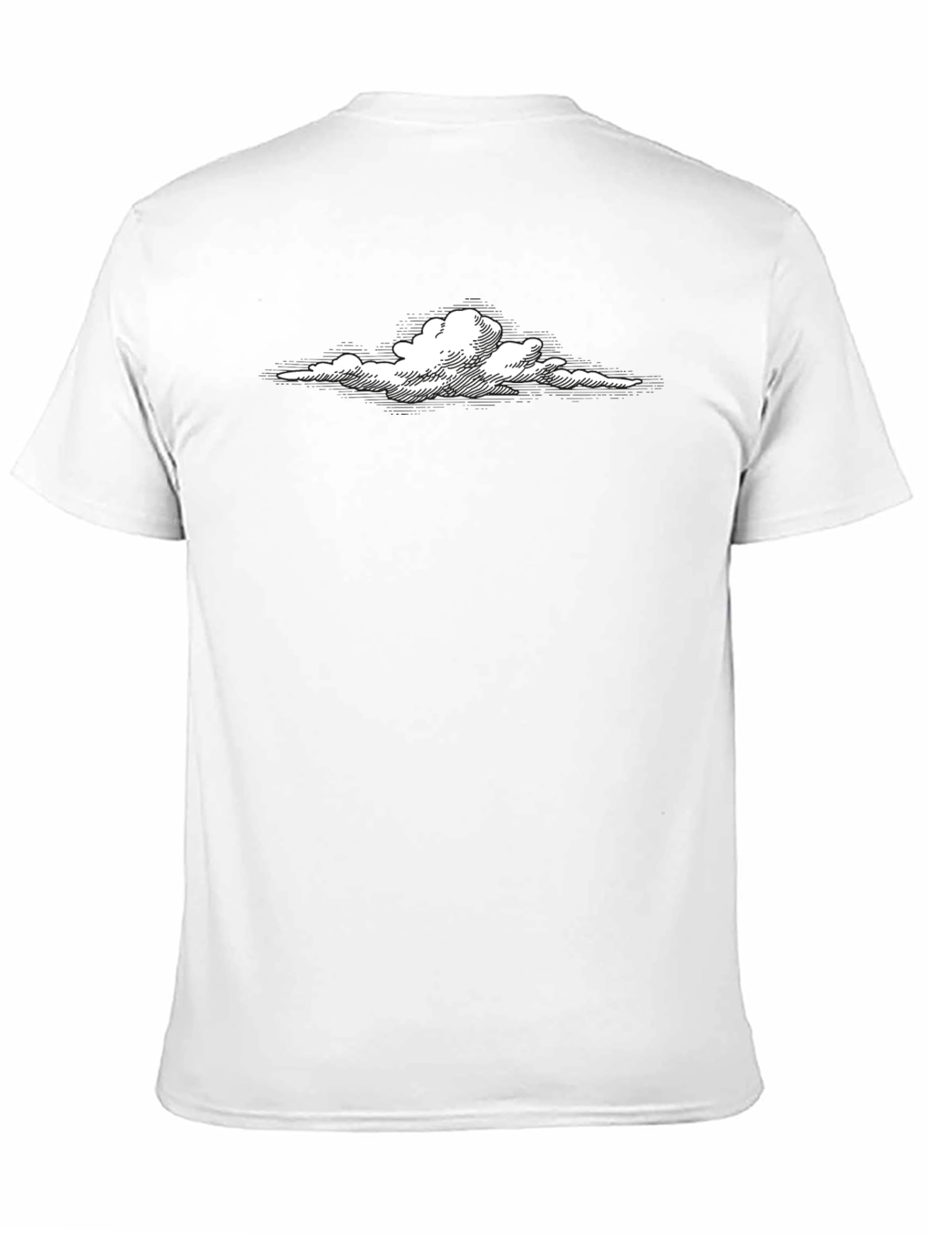 Cloud Graphic Tee - Stylish Black T-Shirt