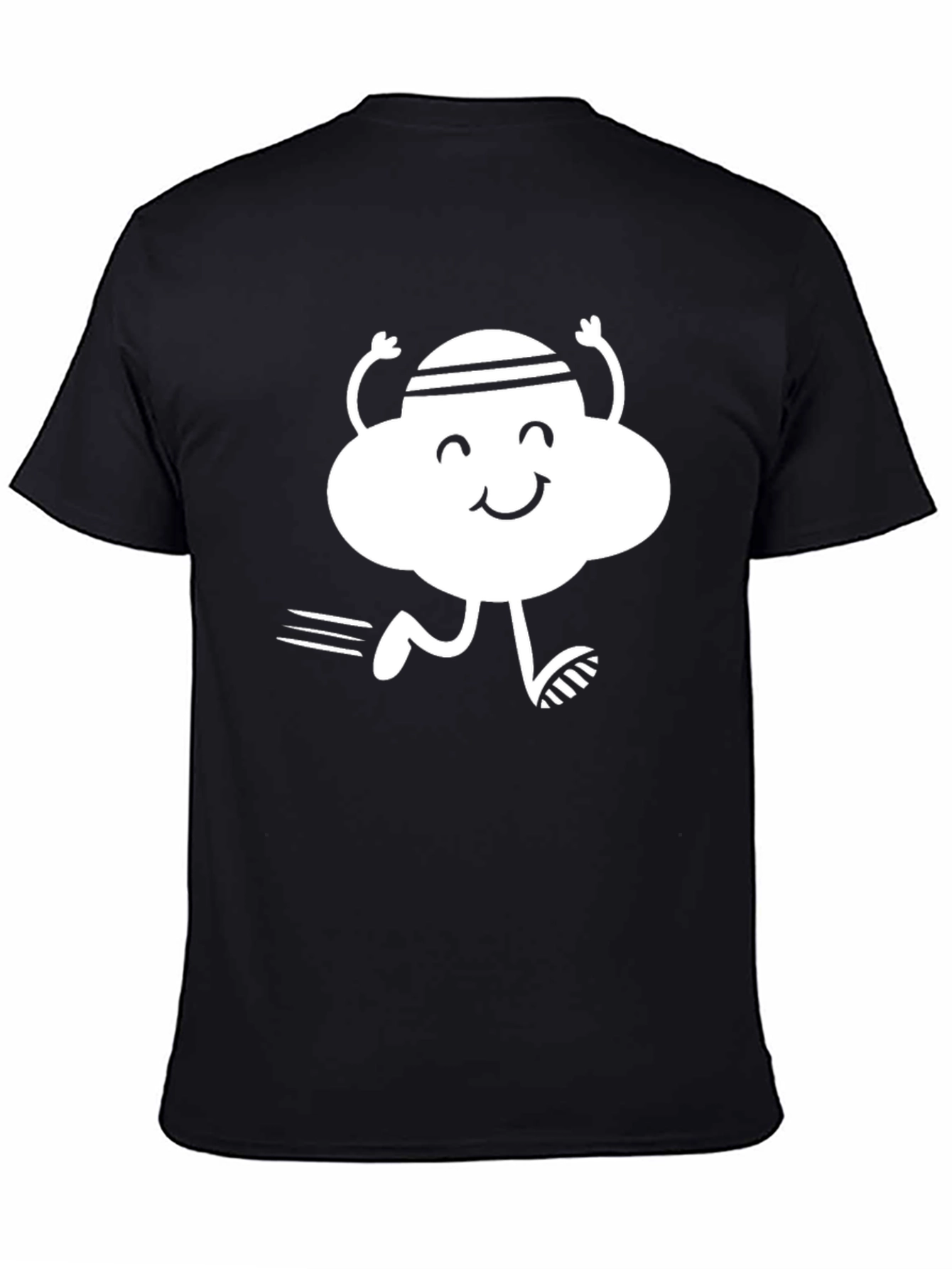 Running Cloud Graphic Tee - Black