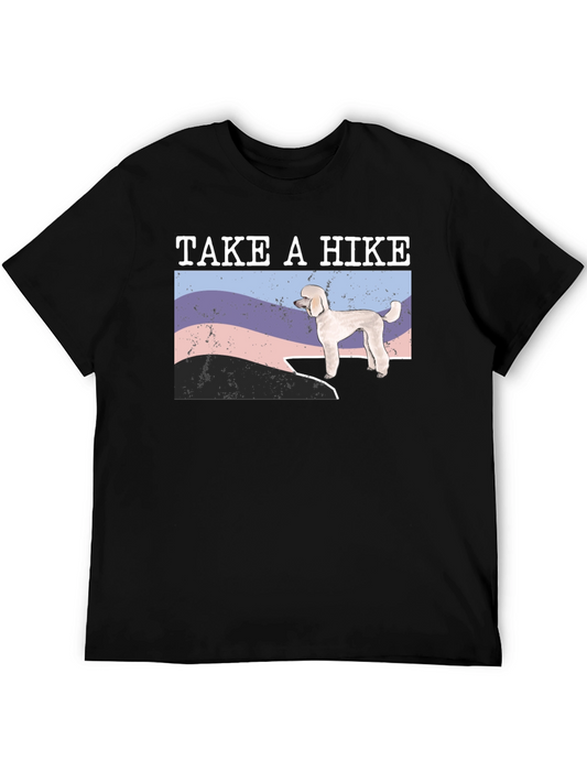 Take a Hike Poodle Graphic T-Shirt
