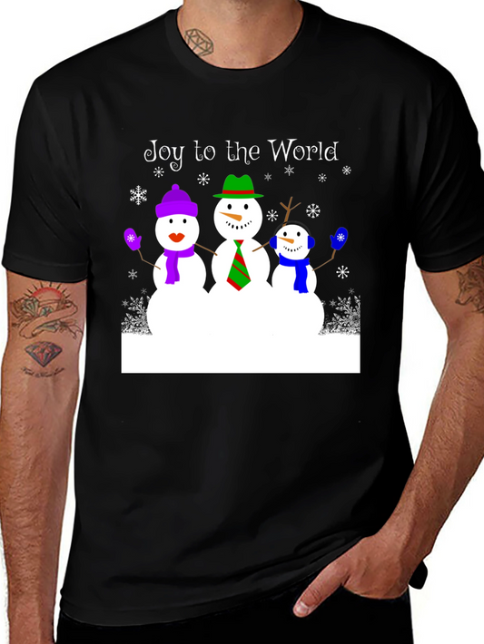 Joy to the World Snowman T-Shirt