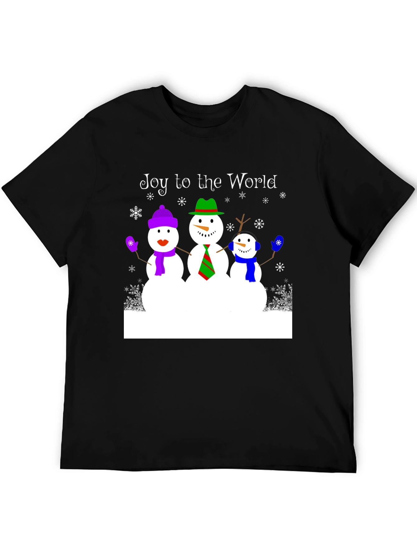 Joy to the World Snowman T-Shirt