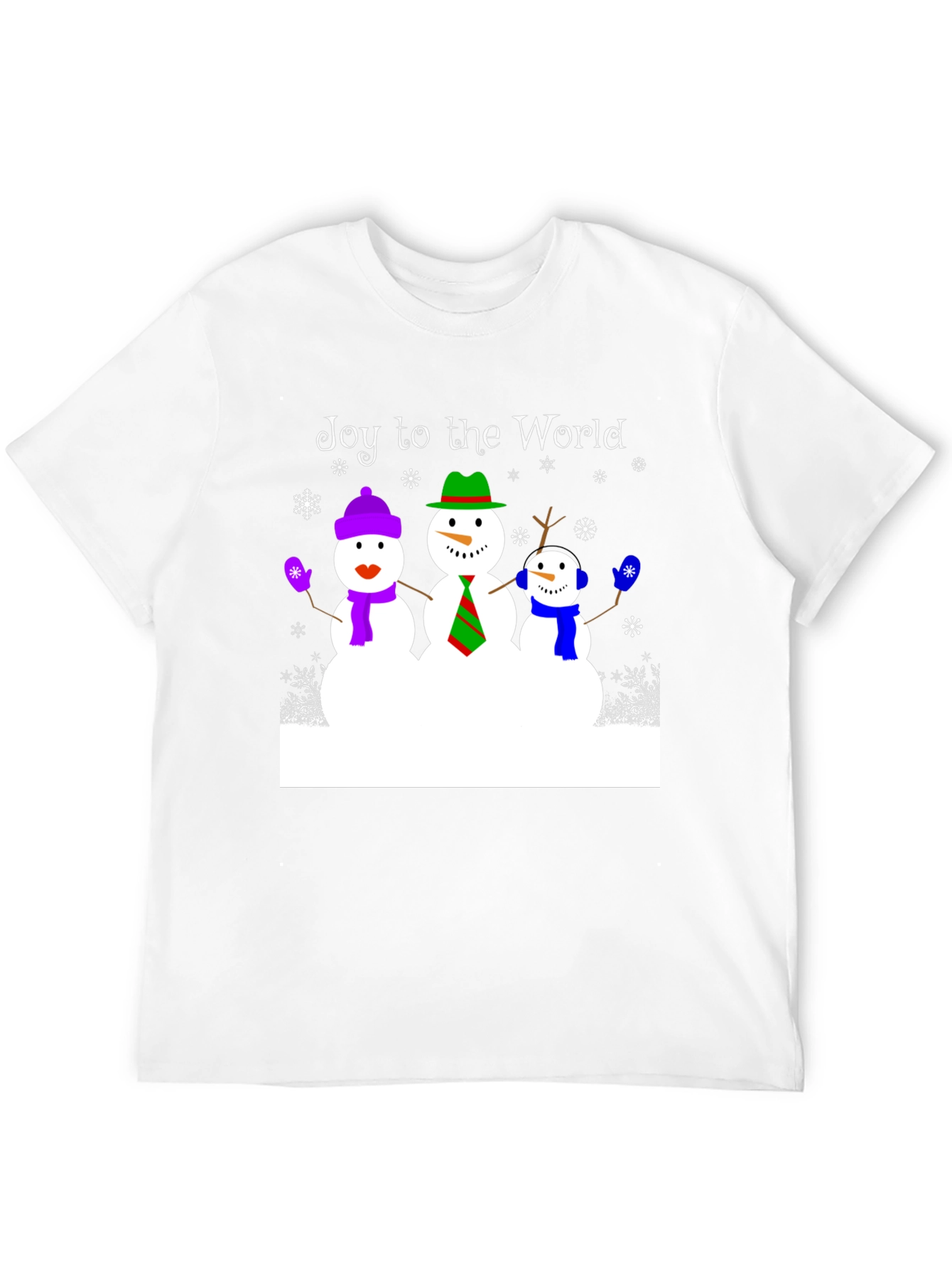 Joy to the World Snowman T-Shirt