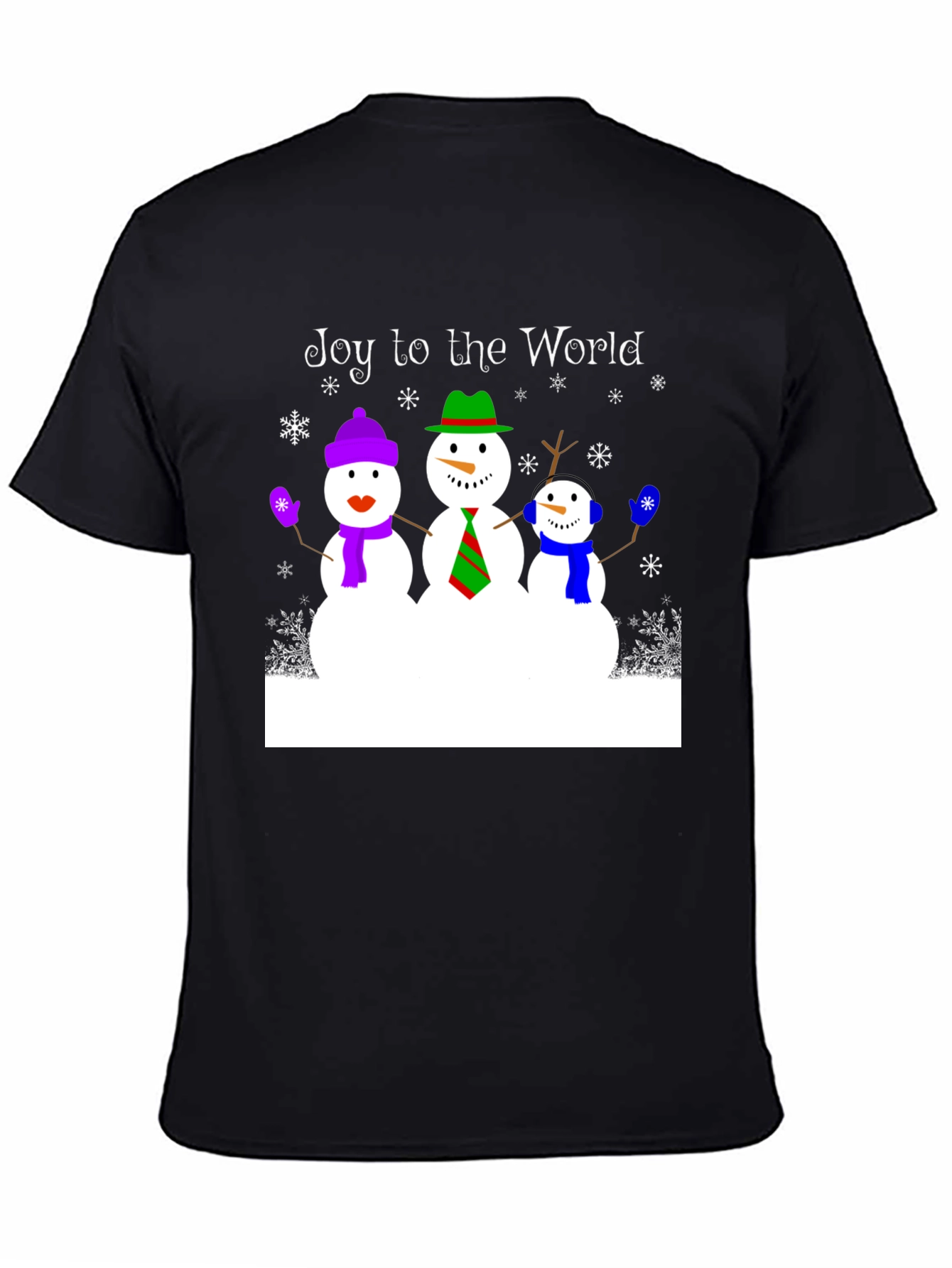Joy to the World Snowman T-Shirt