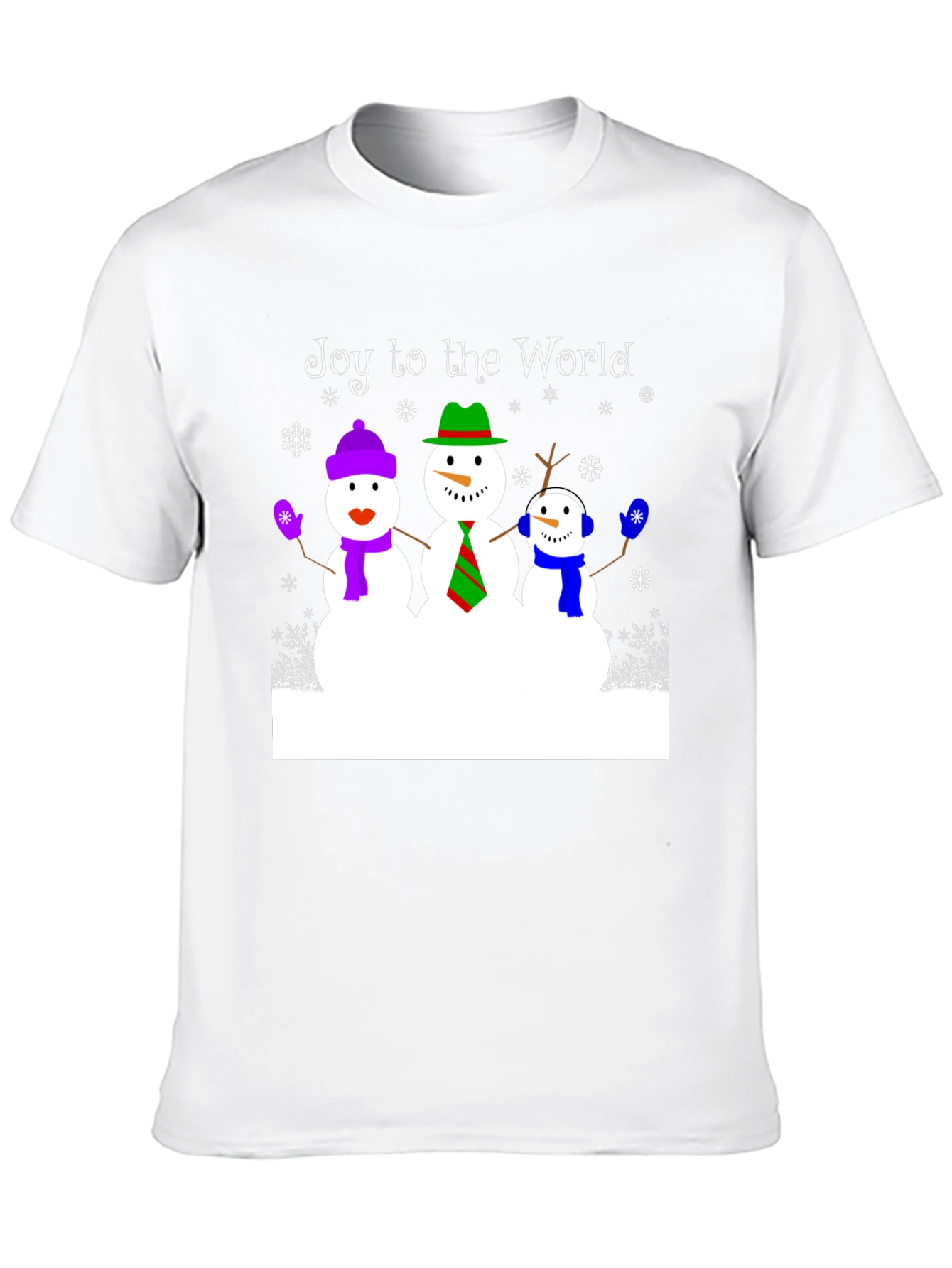 Joy to the World Snowman T-Shirt
