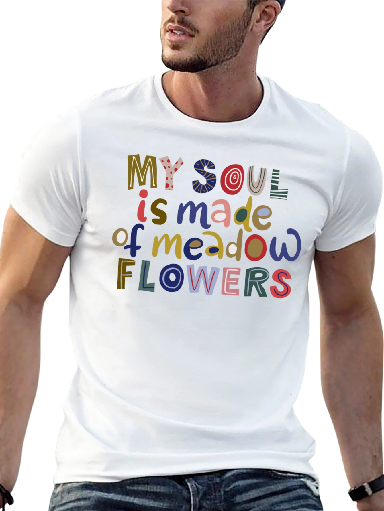 Soul Made of Meadow Flowers Graphic T-Shirt